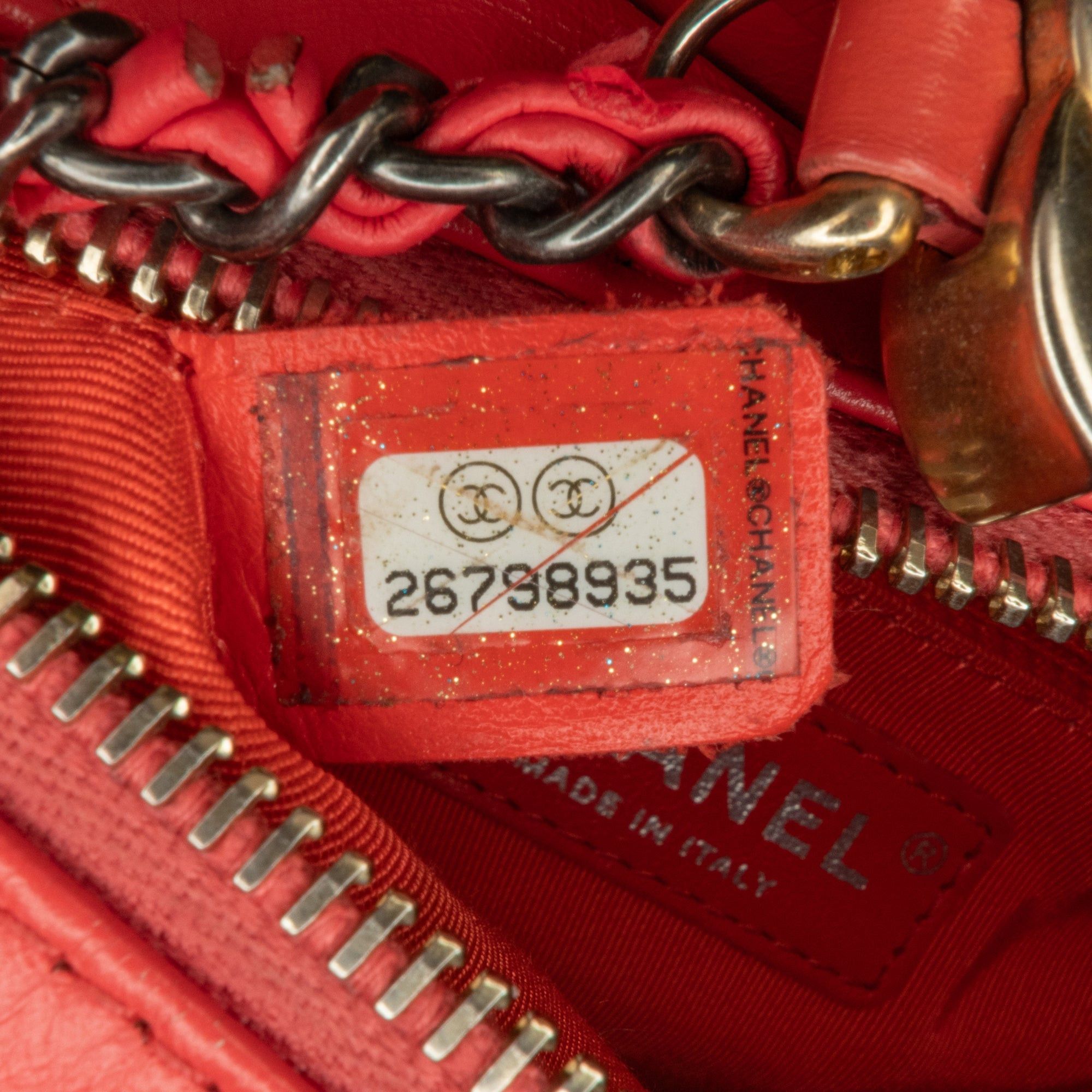 Chanel Chanel Small Aged Calfskin Gabrielle Crossbody Red Size ONE SIZE - 6 Thumbnail