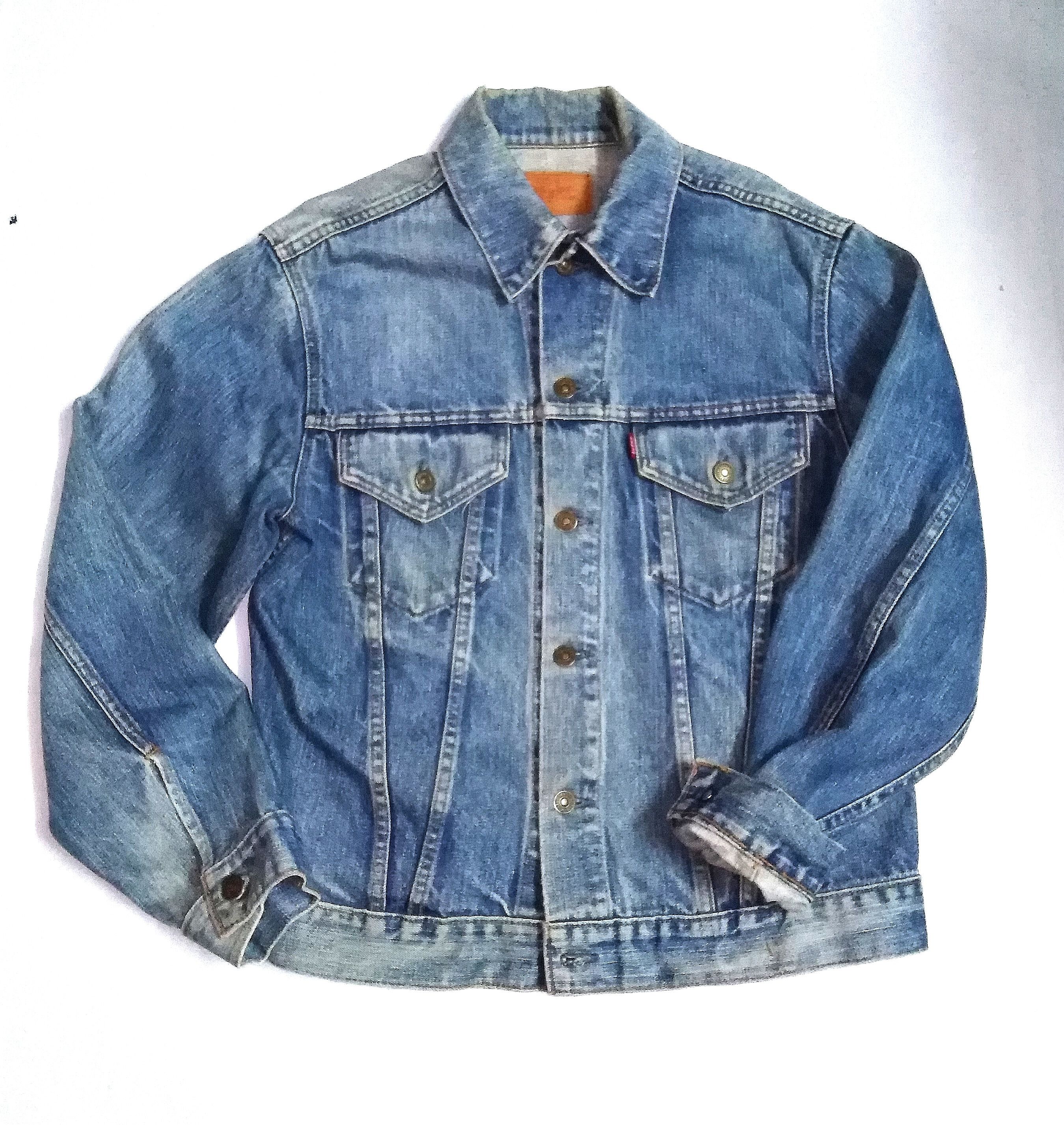 Vintage Authentic 1960s Big E LEvi's Denim Jacket // Rare Type 3