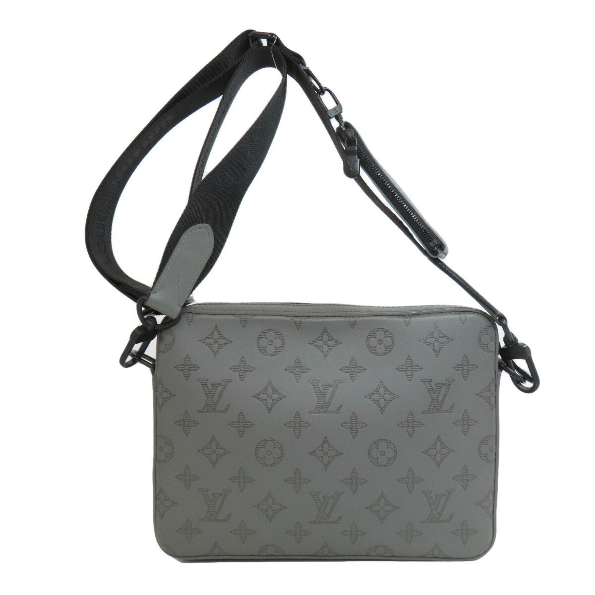 Louis Vuitton Louis Vuitton M46104 Duo Shoulder Bag Monogram Shadow Men's LOUIS VUITTON Size ONE SIZE - 2 Thumbnail