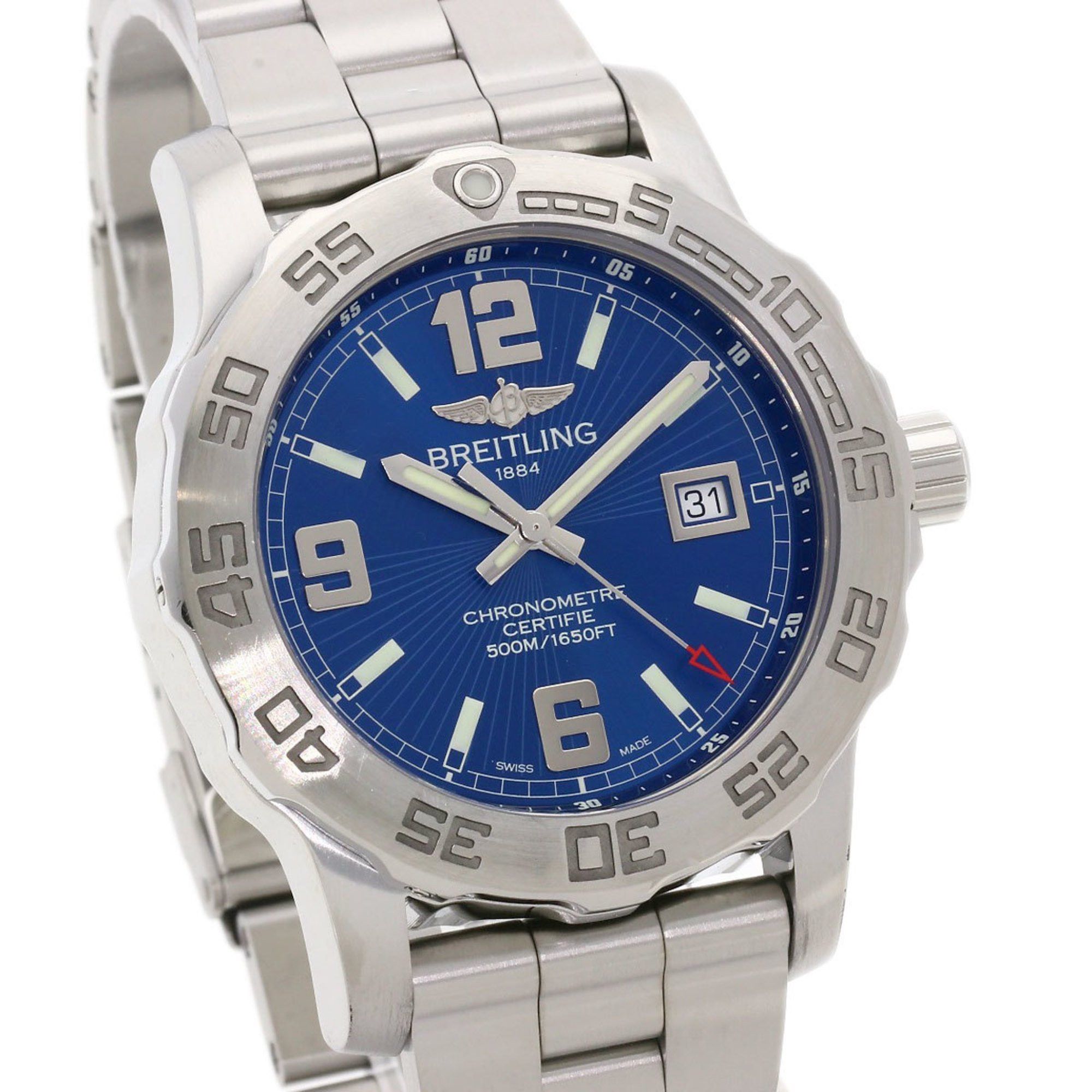 Breitling Breitling A7438710 C849 Colt 44 Watch Stainless Steel SS Men's BREITLING Size ONE SIZE - 4 Thumbnail