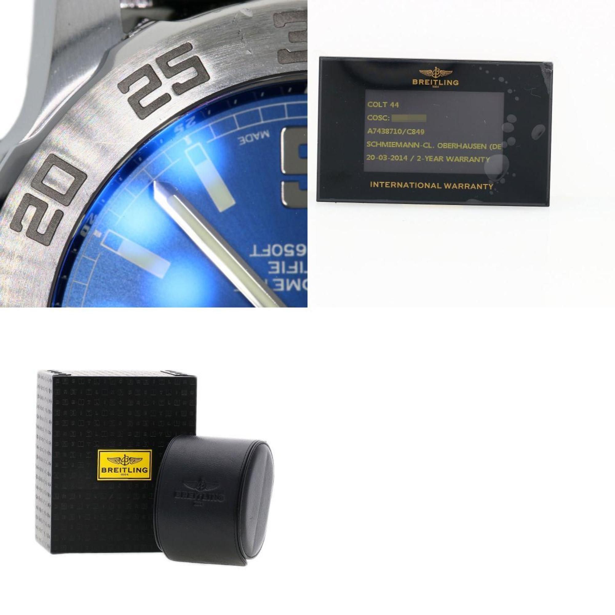 Breitling Breitling A7438710 C849 Colt 44 Watch Stainless Steel SS Men's BREITLING Size ONE SIZE - 10 Thumbnail