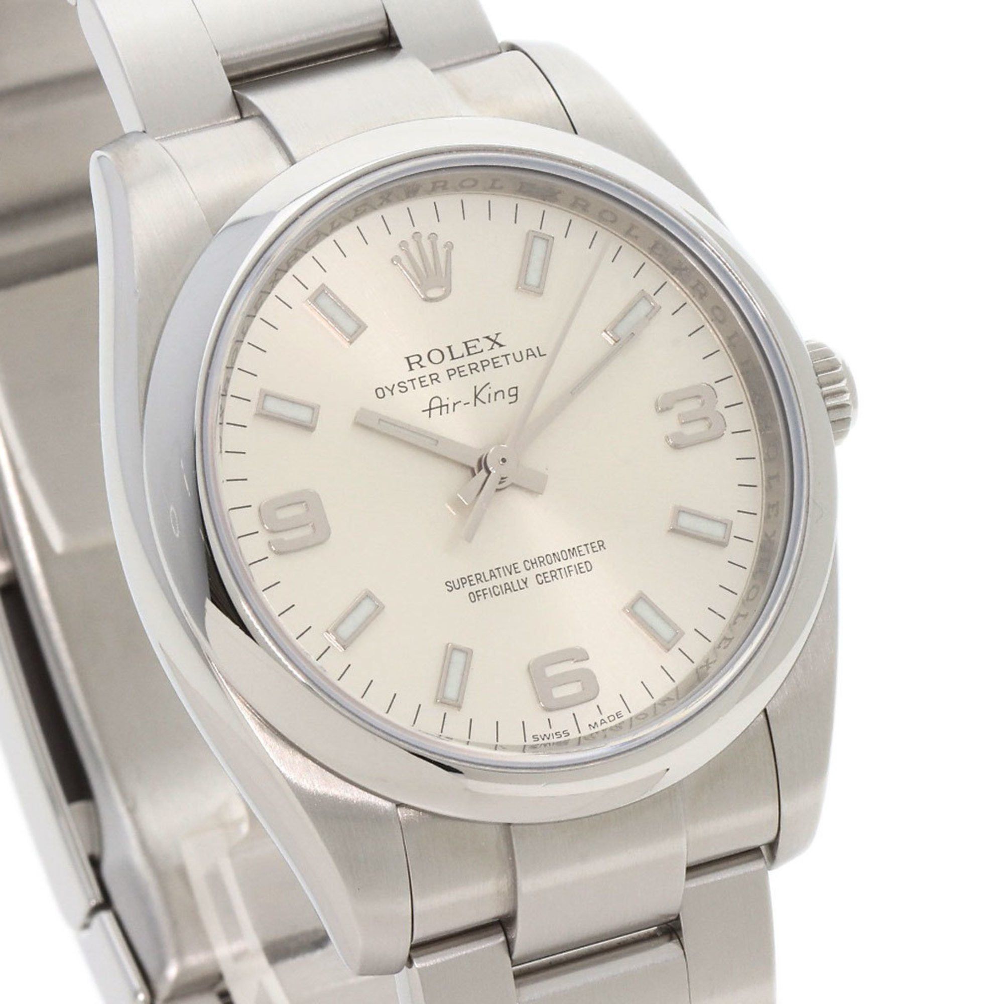 Rolex Rolex 114200 Air King Watch Stainless Steel SS Men's ROLEX Size ONE SIZE - 4 Thumbnail