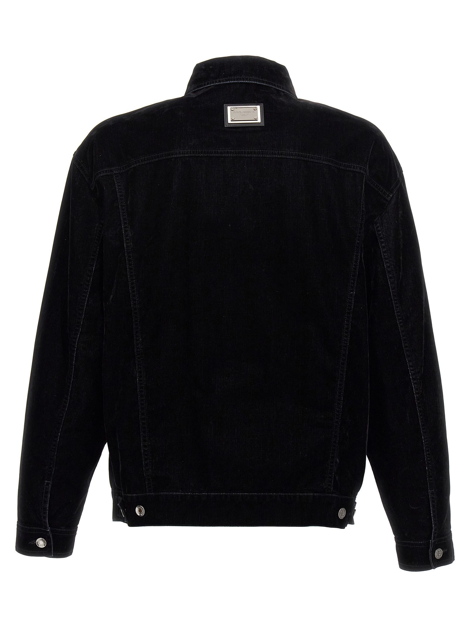 Dolce & Gabbana Velvet Shirt Jacket Size US L / EU 52-54 / 3 - 2 Thumbnail