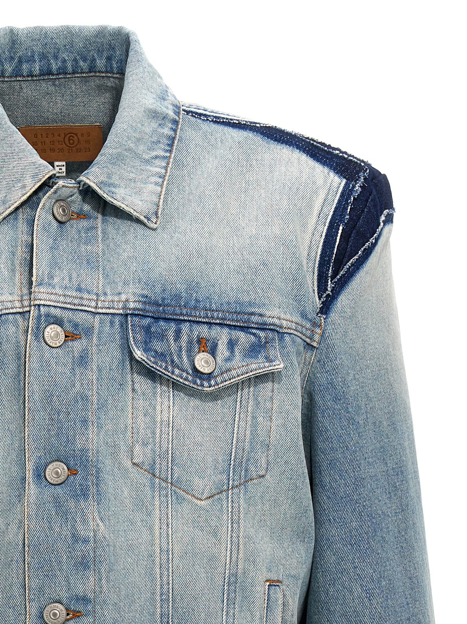 Maison Margiela Denim Jacket With Used Effect Size US M / EU 48-50 / 2 - 3 Thumbnail