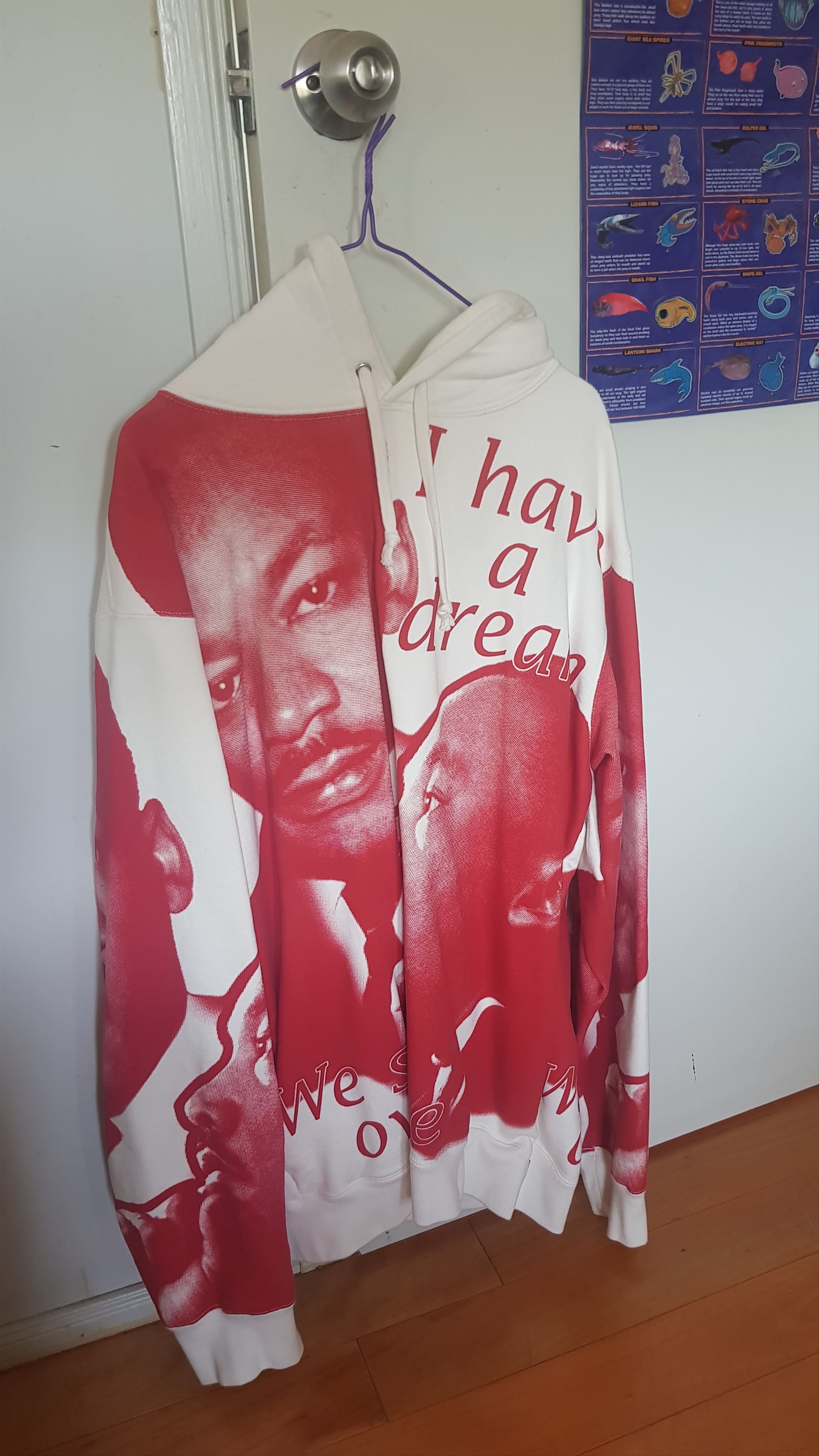 Martin luther king hoodie supreme hot sale