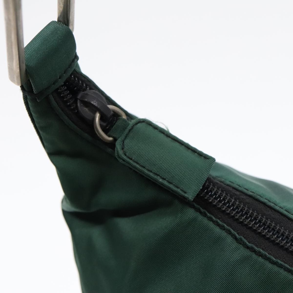 Prada Tessuto Green Synthetic Shoulder Bag (Pre-Owned) Size ONE SIZE - 7 Thumbnail