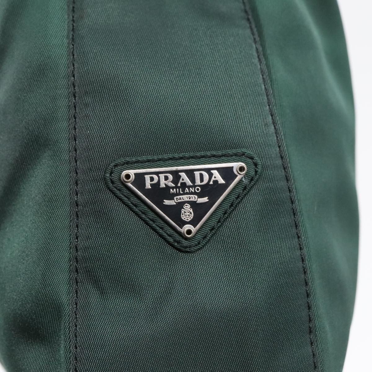 Prada Tessuto Green Synthetic Shoulder Bag (Pre-Owned) Size ONE SIZE - 11 Thumbnail