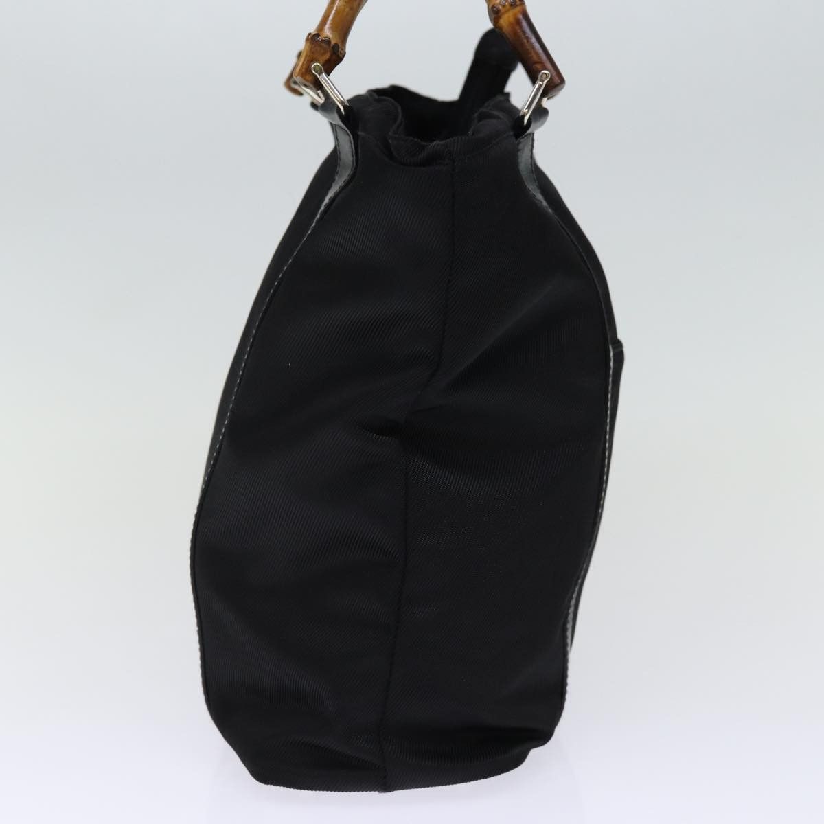 Gucci Bamboo Black Synthetic Handbag (Pre-Owned) Size ONE SIZE - 3 Thumbnail
