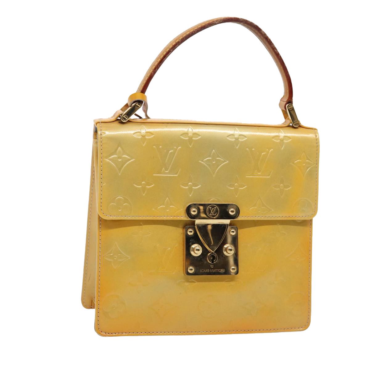 Louis Vuitton Spring Street Camel Patent Leather Handbag (Pre-Owned) Size ONE SIZE - 14 Thumbnail