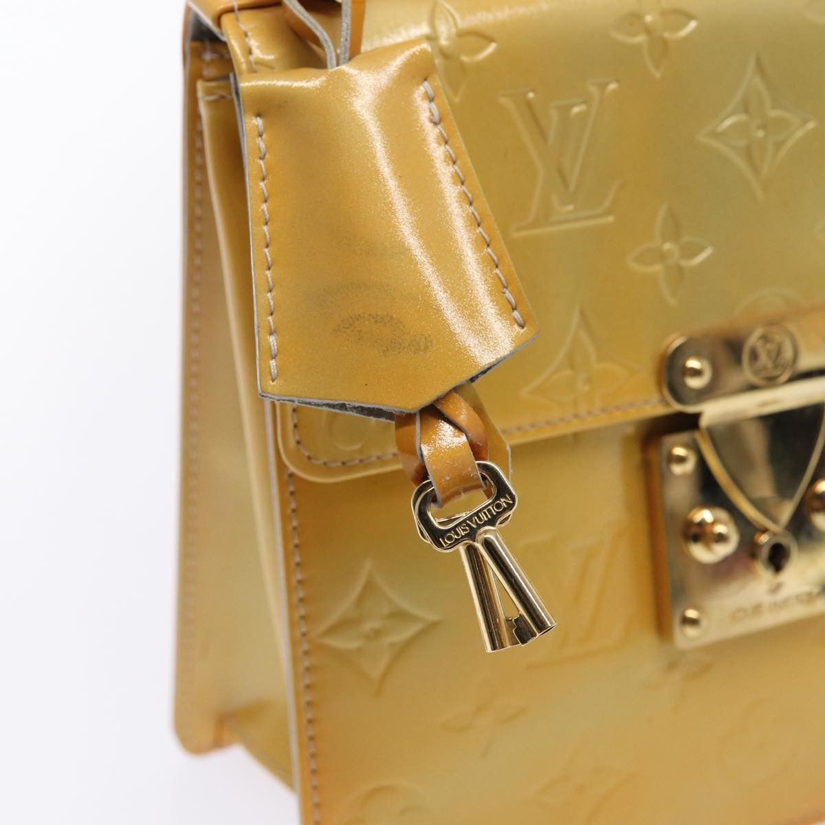 Louis Vuitton Spring Street Camel Patent Leather Handbag (Pre-Owned) Size ONE SIZE - 19 Thumbnail