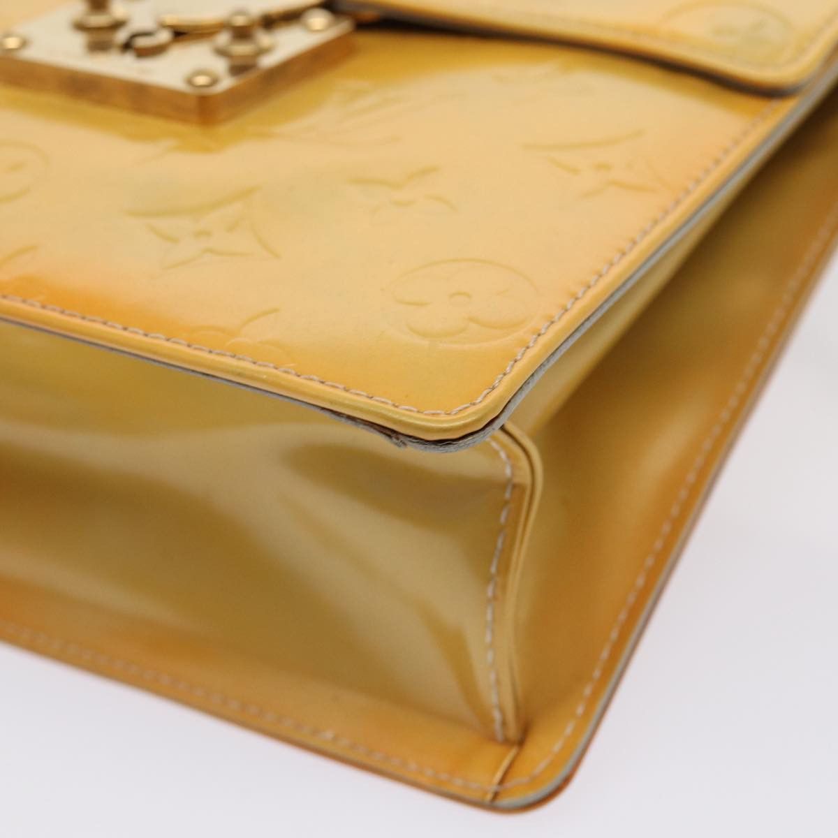 Louis Vuitton Spring Street Camel Patent Leather Handbag (Pre-Owned) Size ONE SIZE - 15 Thumbnail