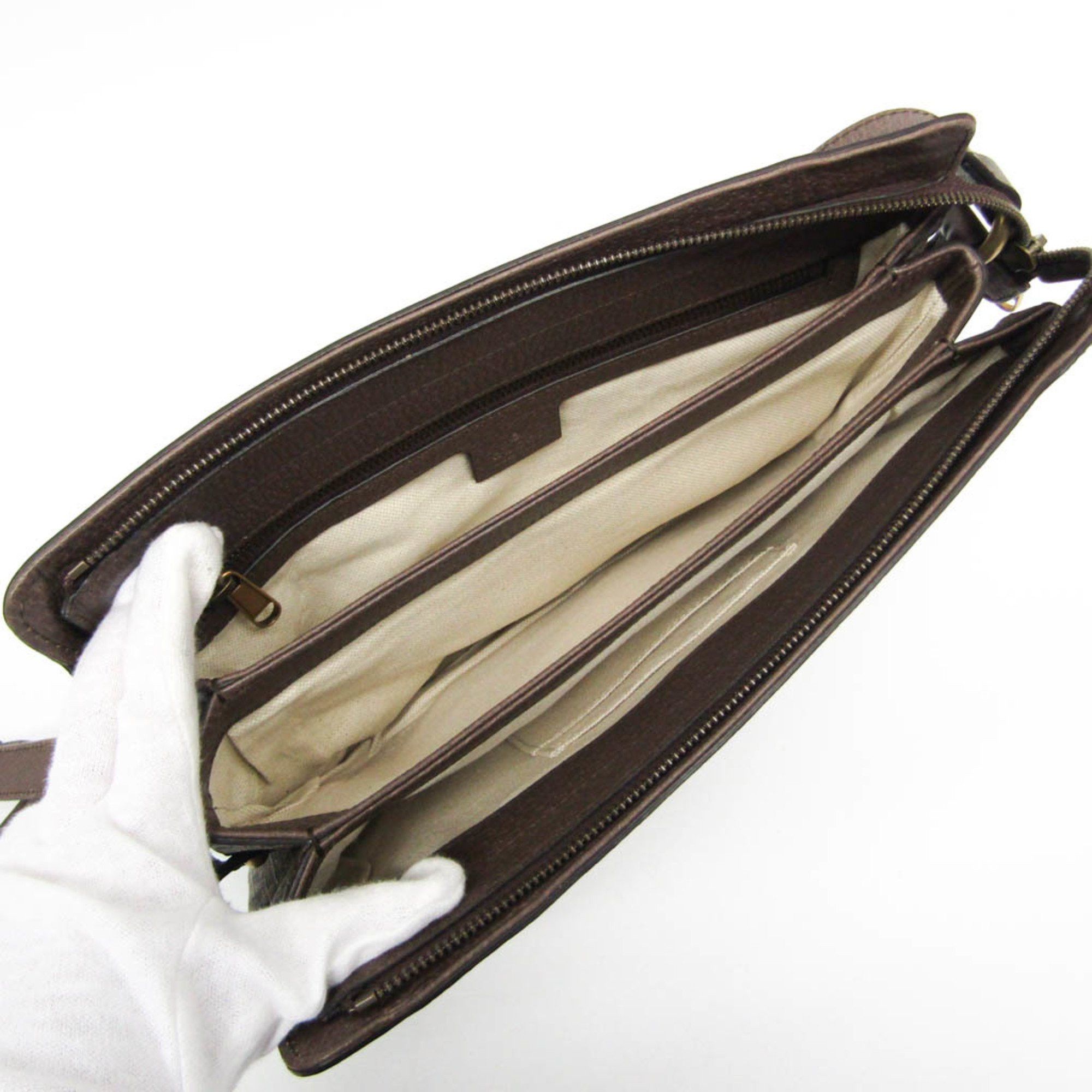 Gucci Soho Beige Canvas Shoulder Bag (Pre-Owned) Size ONE SIZE - 3 Thumbnail