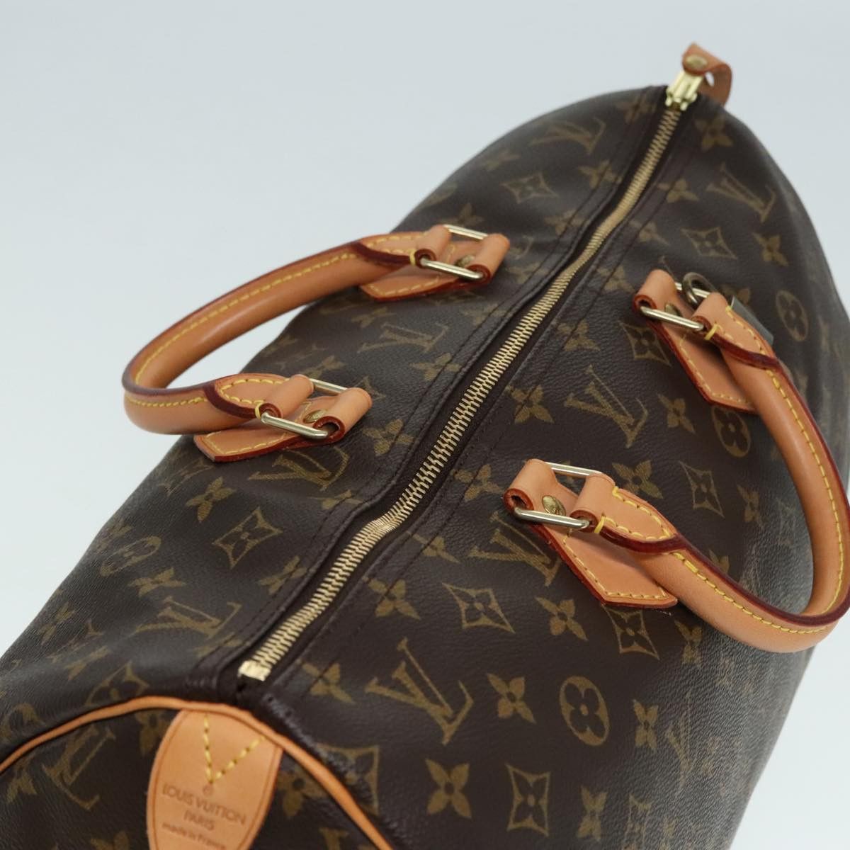 Louis Vuitton Speedy 40 Brown Canvas Handbag (Pre-Owned) Size ONE SIZE - 10 Thumbnail