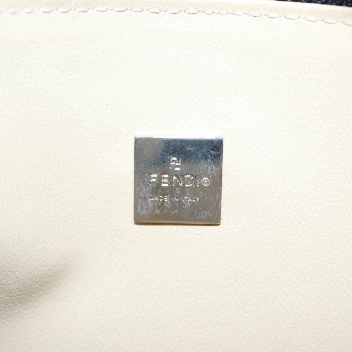 Fendi Black Canvas Handbag (Pre-Owned) Size ONE SIZE - 13 Thumbnail