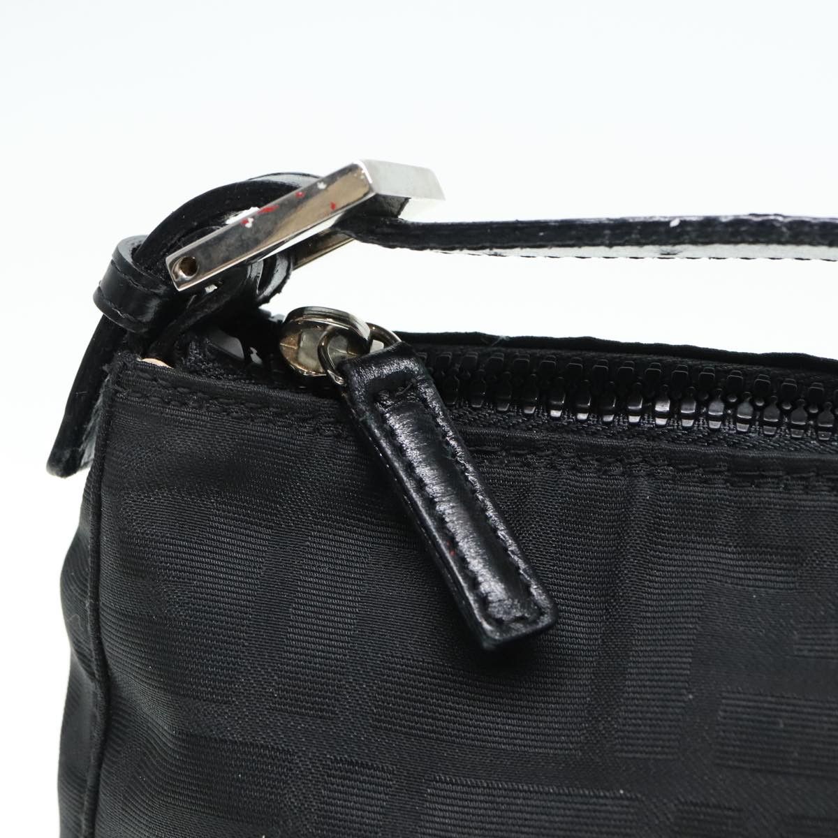 Fendi Black Canvas Handbag (Pre-Owned) Size ONE SIZE - 10 Thumbnail