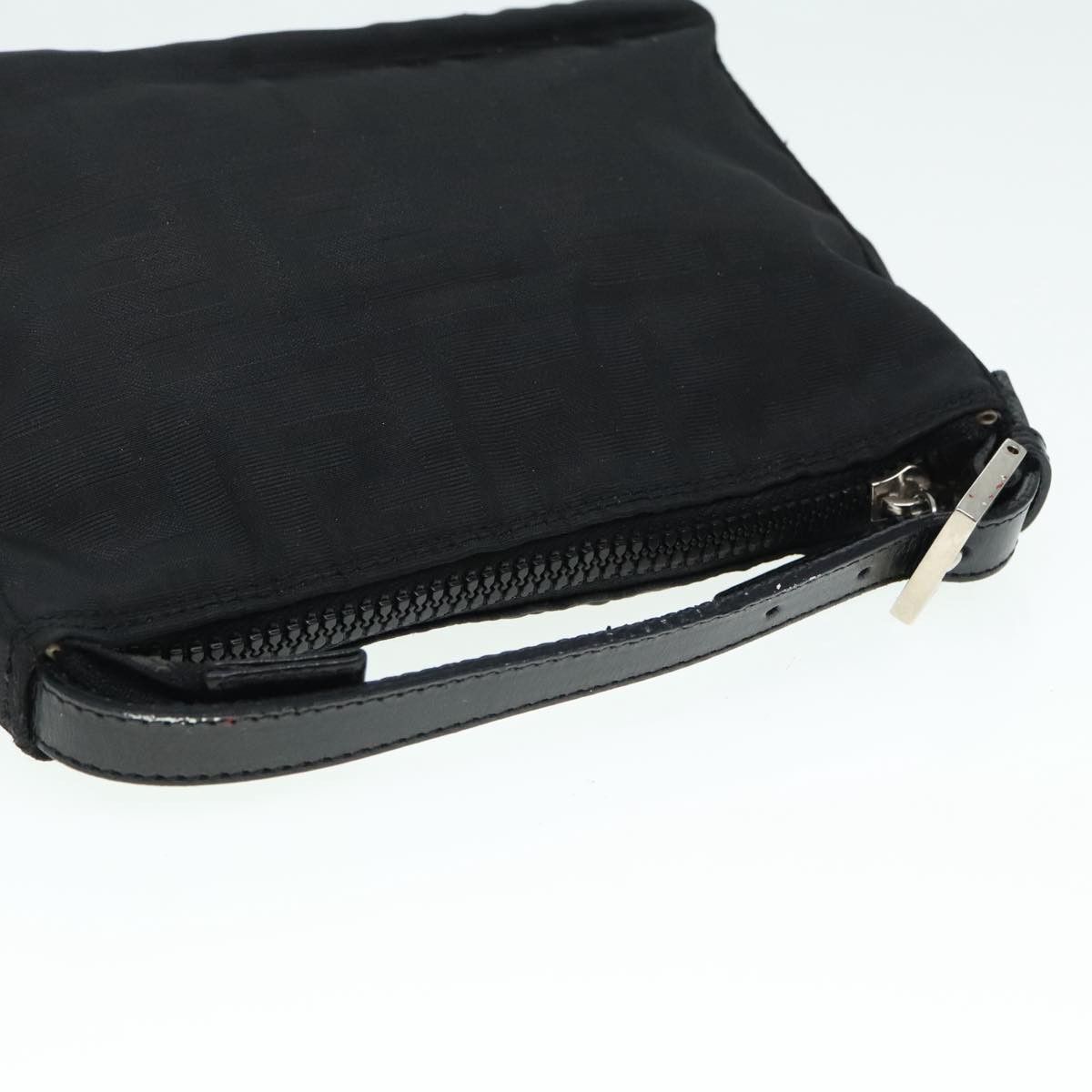 Fendi Black Canvas Handbag (Pre-Owned) Size ONE SIZE - 5 Thumbnail