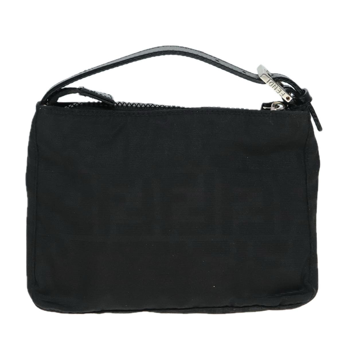 Fendi Black Canvas Handbag (Pre-Owned) Size ONE SIZE - 2 Thumbnail