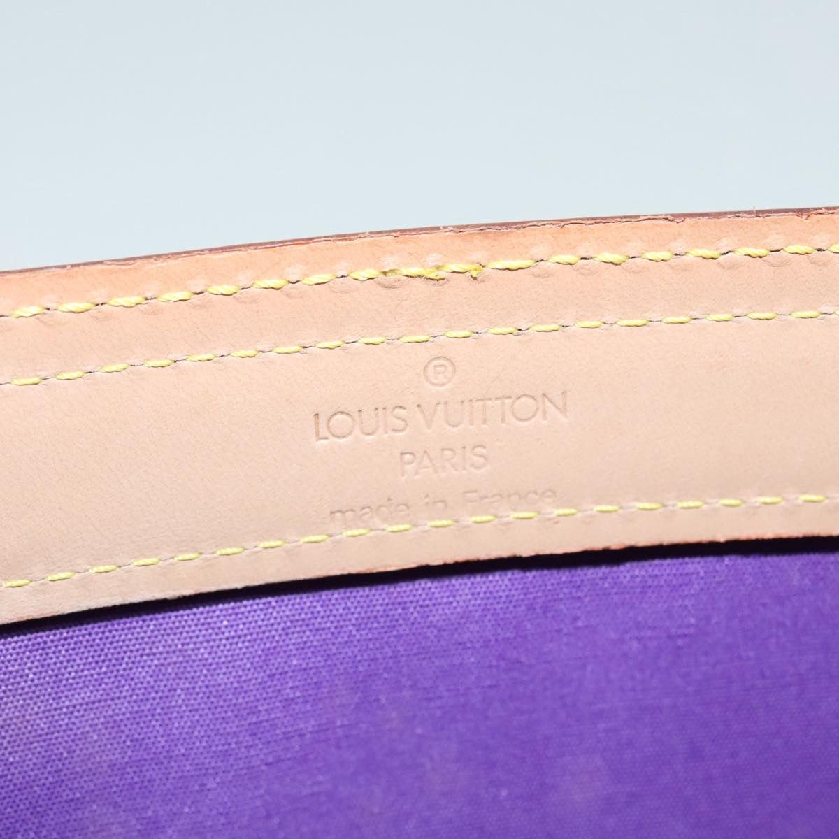 Louis Vuitton Stanton Purple Patent Leather Tote Bag (Pre-Owned) Size ONE SIZE - 12 Thumbnail