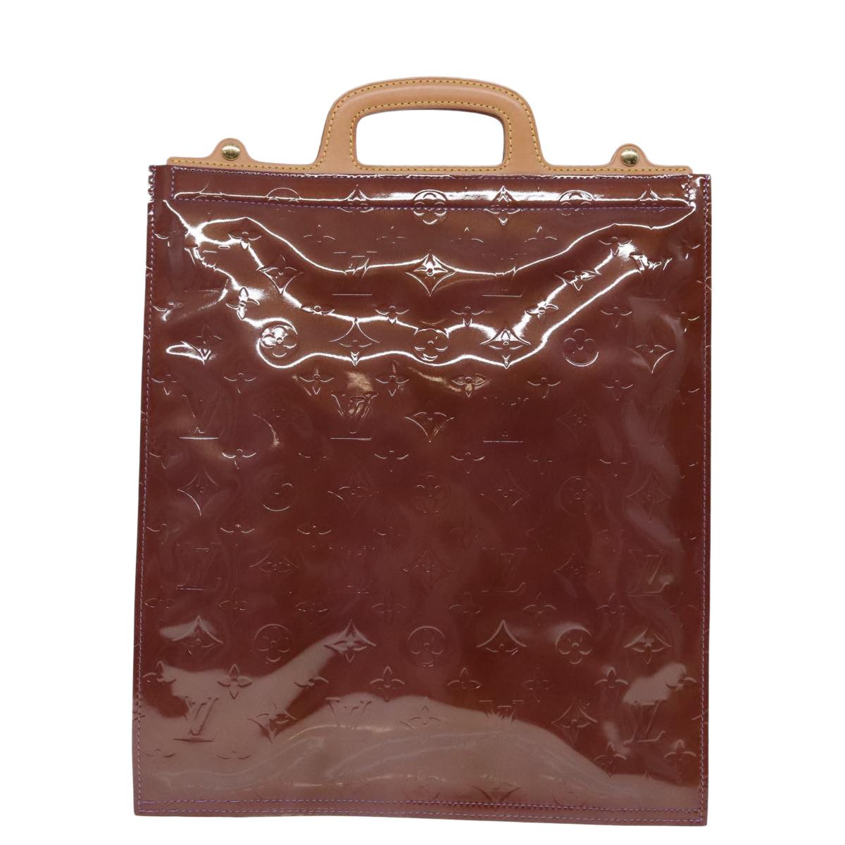 Louis Vuitton Stanton Purple Patent Leather Tote Bag (Pre-Owned) Size ONE SIZE - 2 Thumbnail