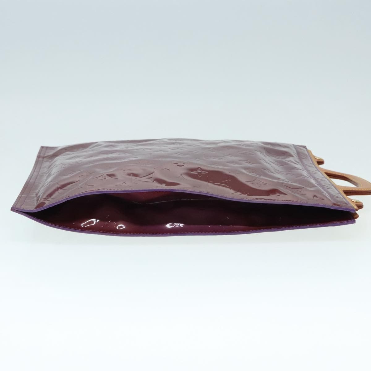 Louis Vuitton Stanton Purple Patent Leather Tote Bag (Pre-Owned) Size ONE SIZE - 3 Thumbnail