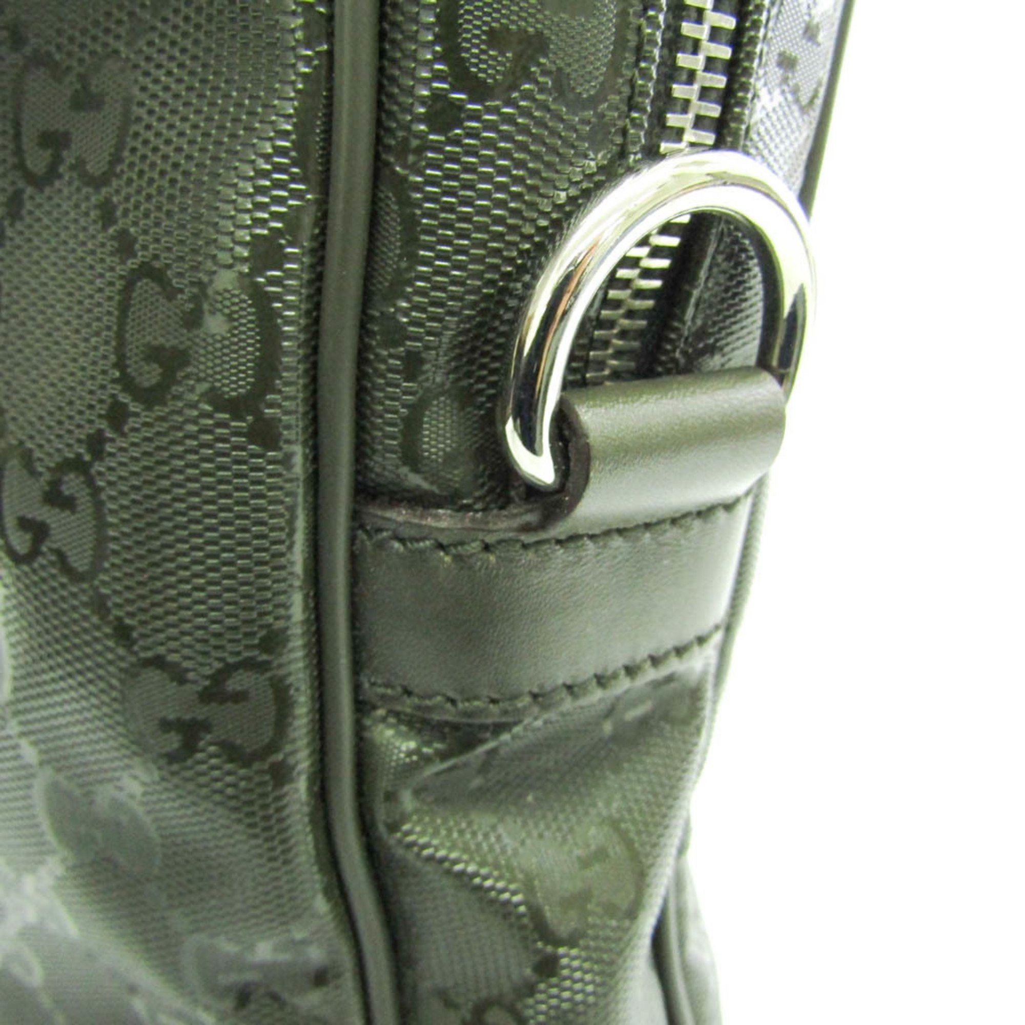Gucci Gg Imprimé Khaki Canvas Briefcase Bag (Pre-Owned) Size ONE SIZE - 15 Thumbnail