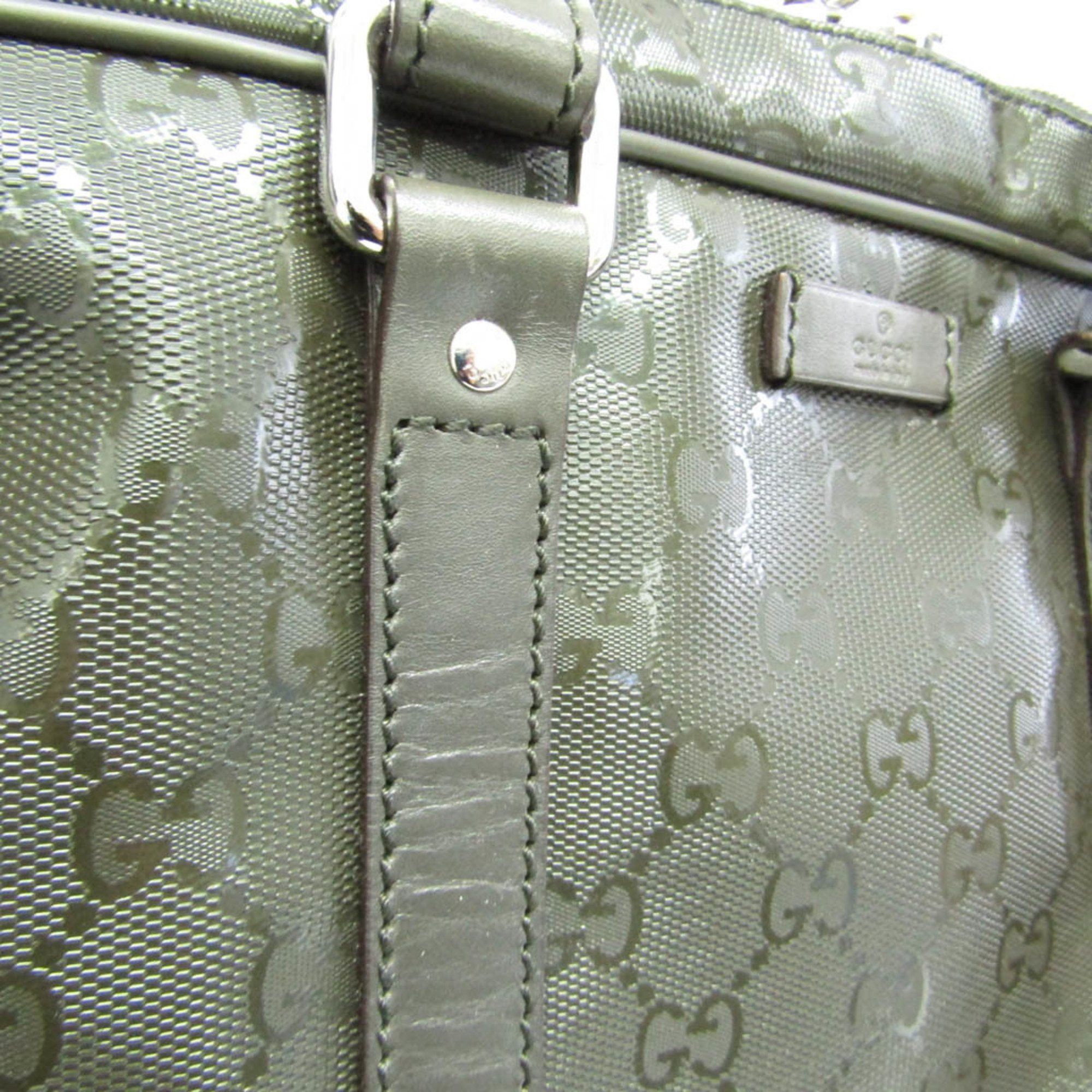 Gucci Gg Imprimé Khaki Canvas Briefcase Bag (Pre-Owned) Size ONE SIZE - 14 Thumbnail