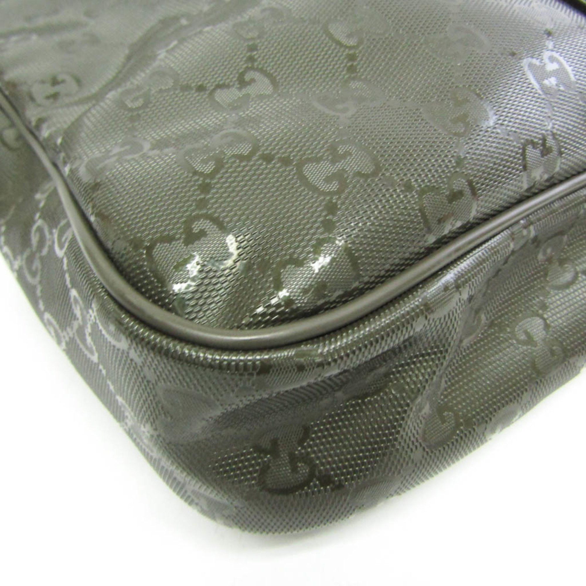 Gucci Gg Imprimé Khaki Canvas Briefcase Bag (Pre-Owned) Size ONE SIZE - 6 Thumbnail
