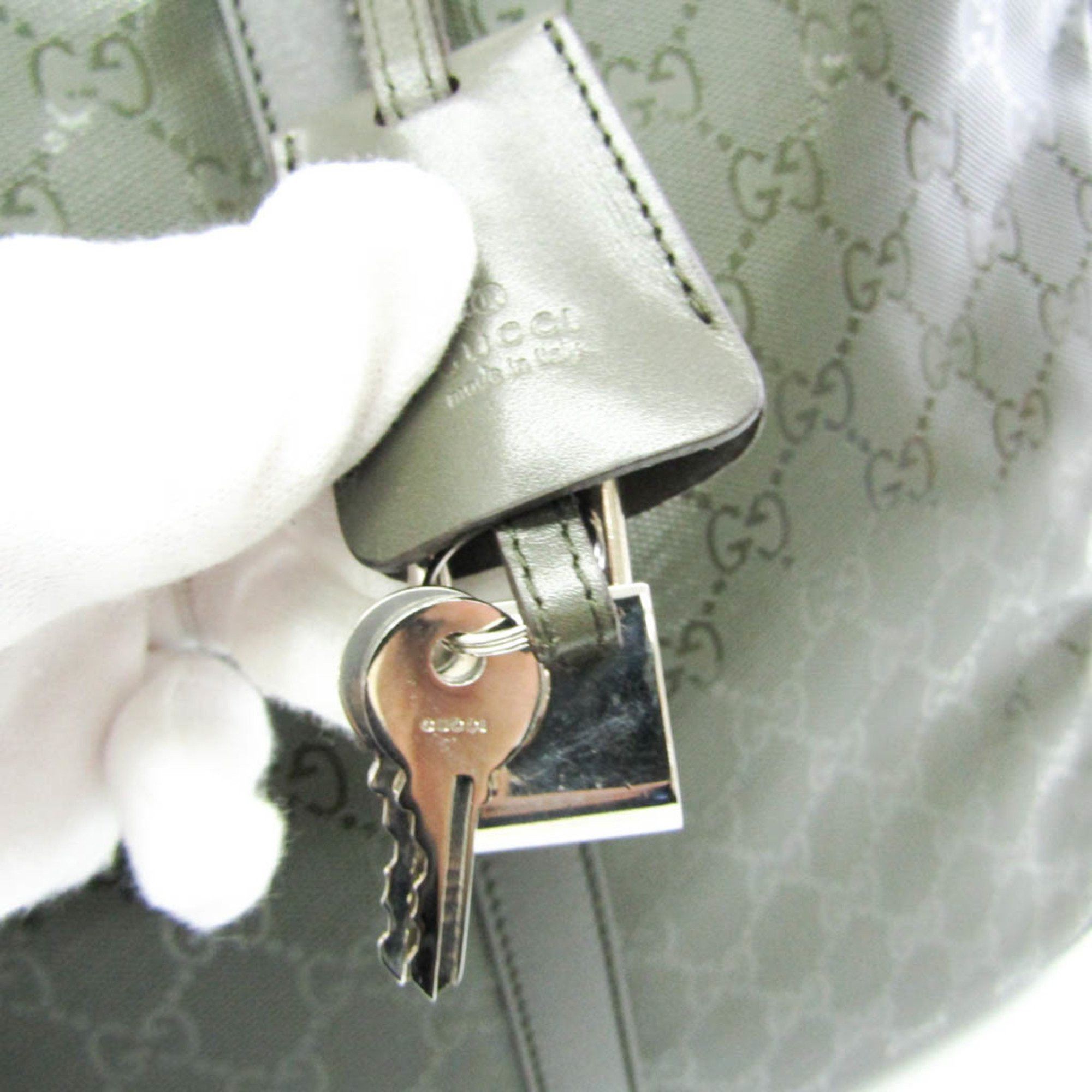 Gucci Gg Imprimé Khaki Canvas Briefcase Bag (Pre-Owned) Size ONE SIZE - 5 Thumbnail