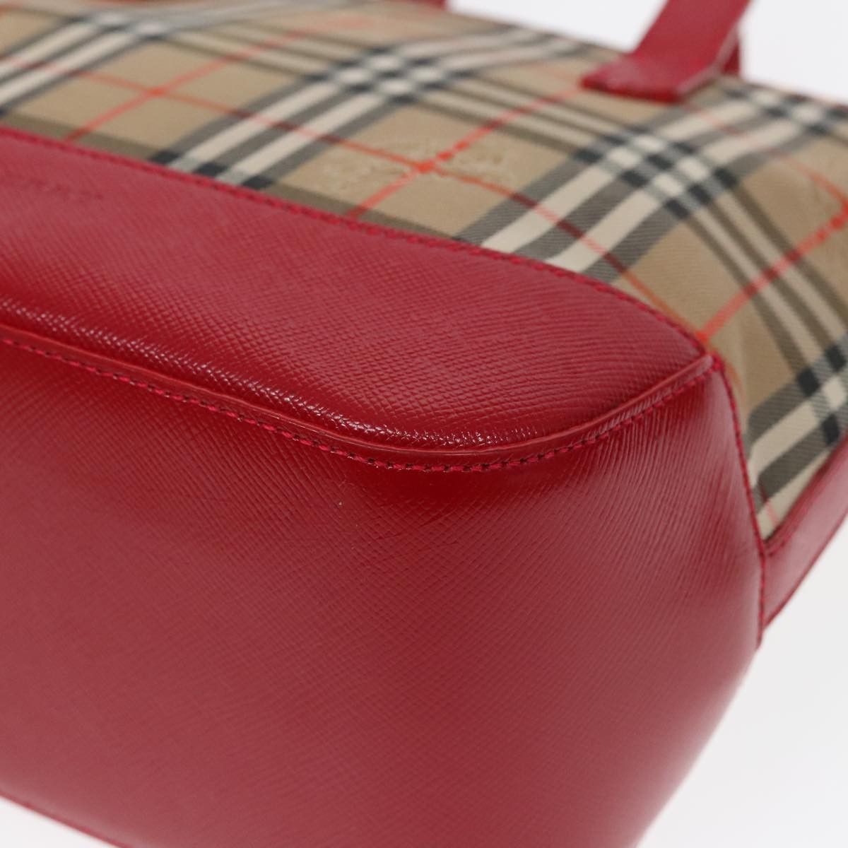 Burberry Nova Check Beige Canvas Handbag (Pre-Owned) Size ONE SIZE - 8 Thumbnail