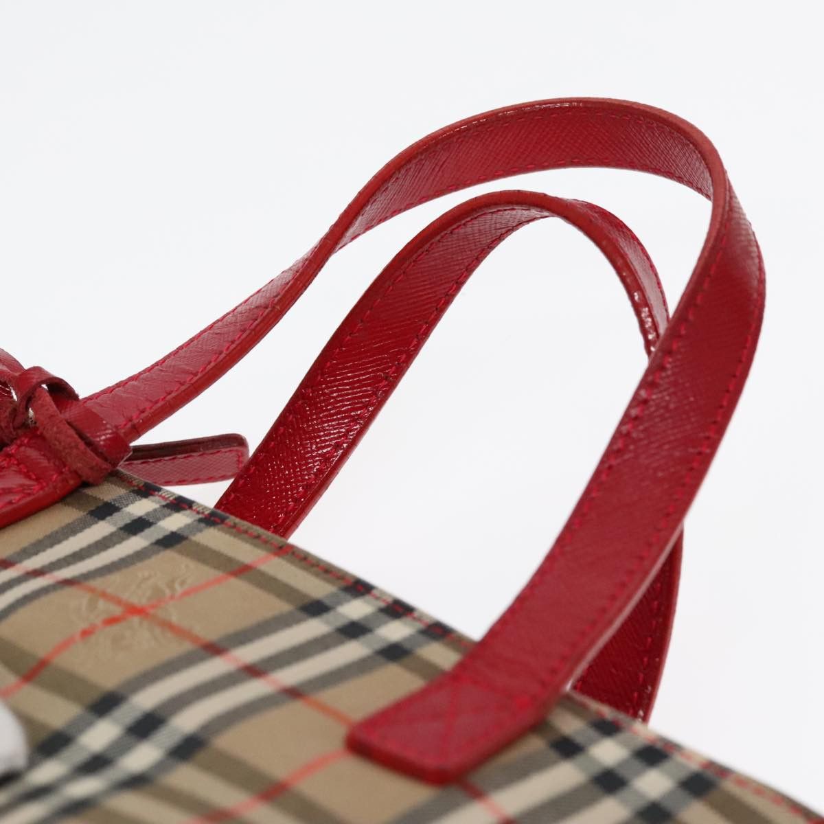 Burberry Nova Check Beige Canvas Handbag (Pre-Owned) Size ONE SIZE - 17 Thumbnail