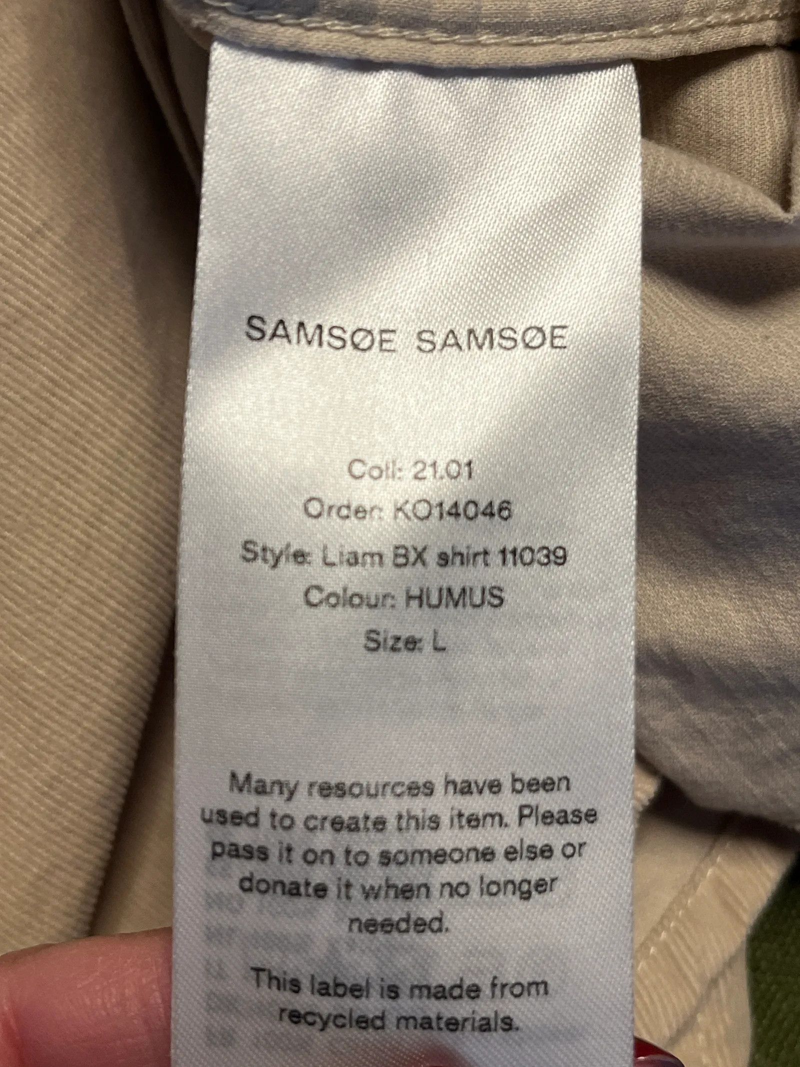 Samsoe Samsoe Samsøe Samsøe Liam BX shorts 11039 Shirt Size L / US 10 / IT 46 - 5 Thumbnail