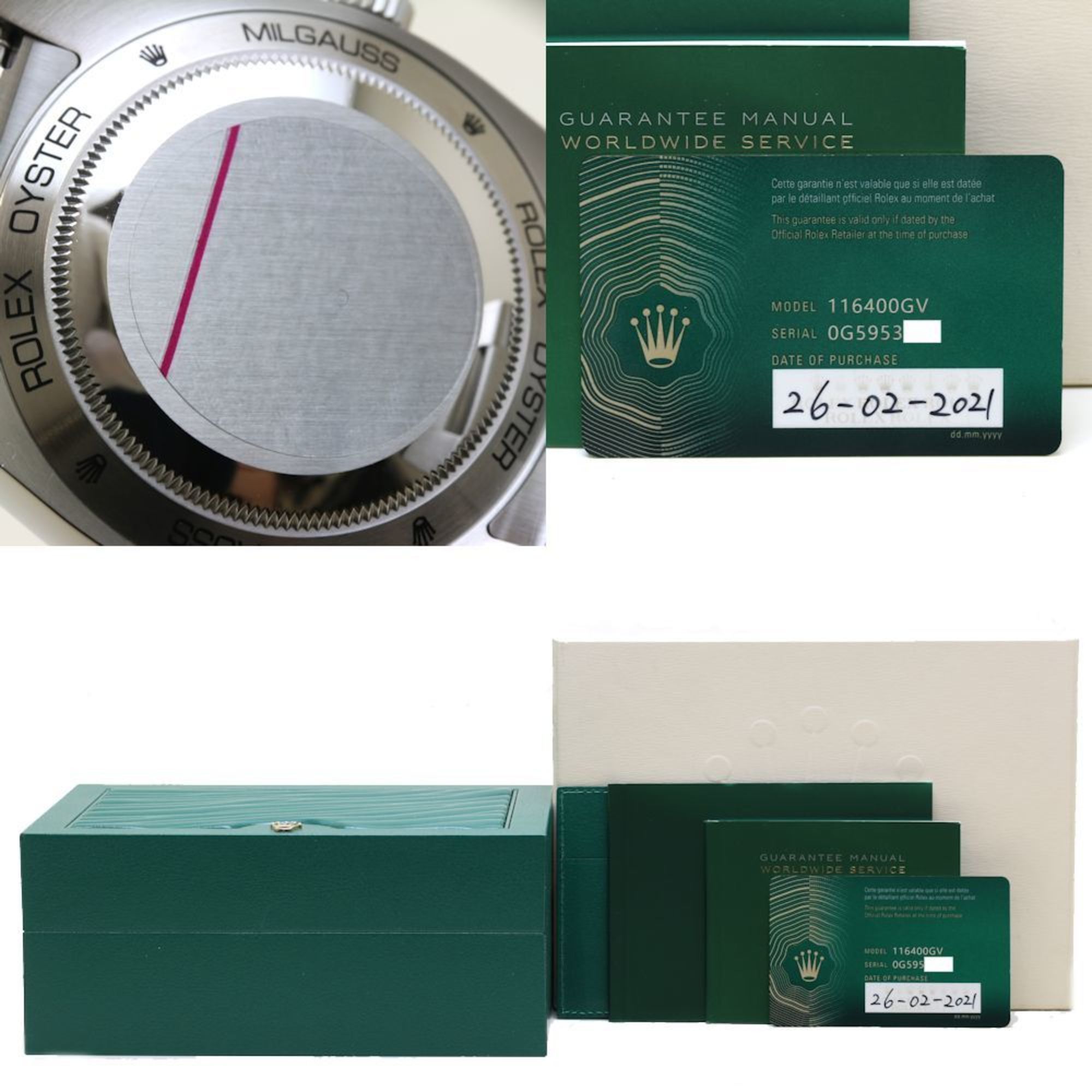 Rolex Rolex Milgauss 116400GV Random Number Stainless Steel Men's 39641 Watch Size ONE SIZE - 9 Thumbnail