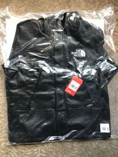 Supreme the north face leather hotsell mountain parka black