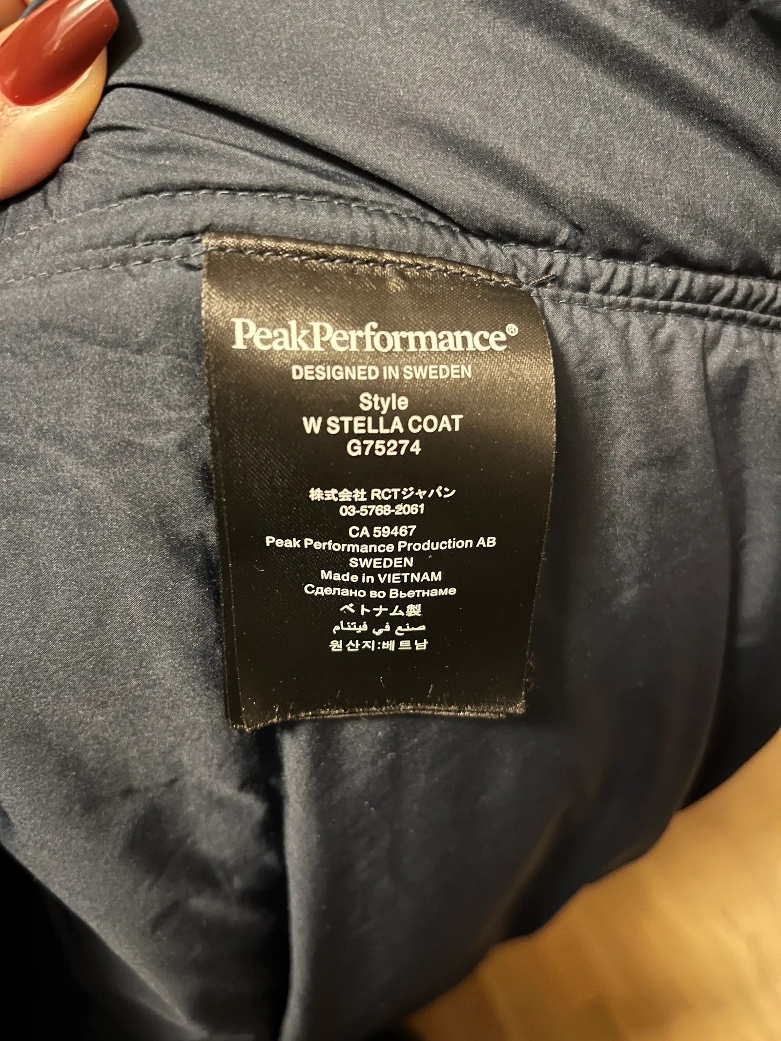 Peak Performance Peak Performance W Stella coat (long) Down Jacket Size S / US 4 / IT 40 - 2 Thumbnail