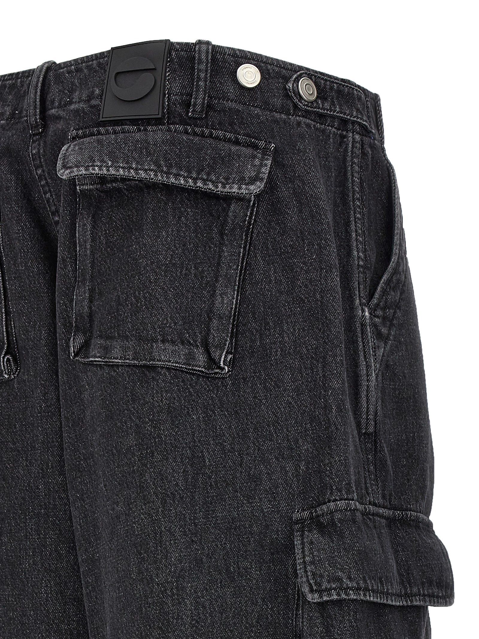 Coperni 'Denim Wide Leg Cargo' Jeans Size 32" / US 10 / IT 46 - 4 Thumbnail