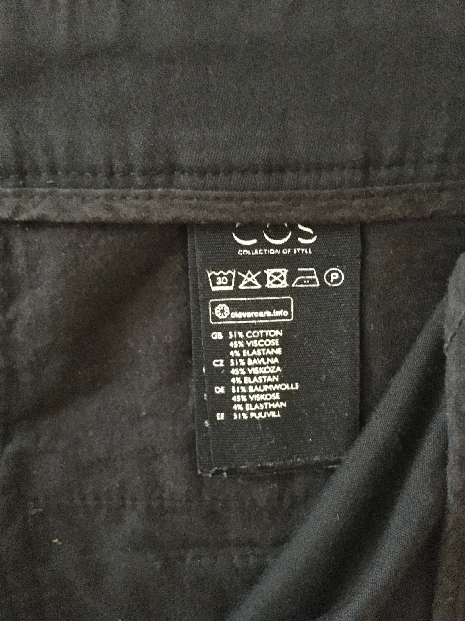 Cos Cos Pants Size 26" / US 2 / IT 38 - 3 Thumbnail
