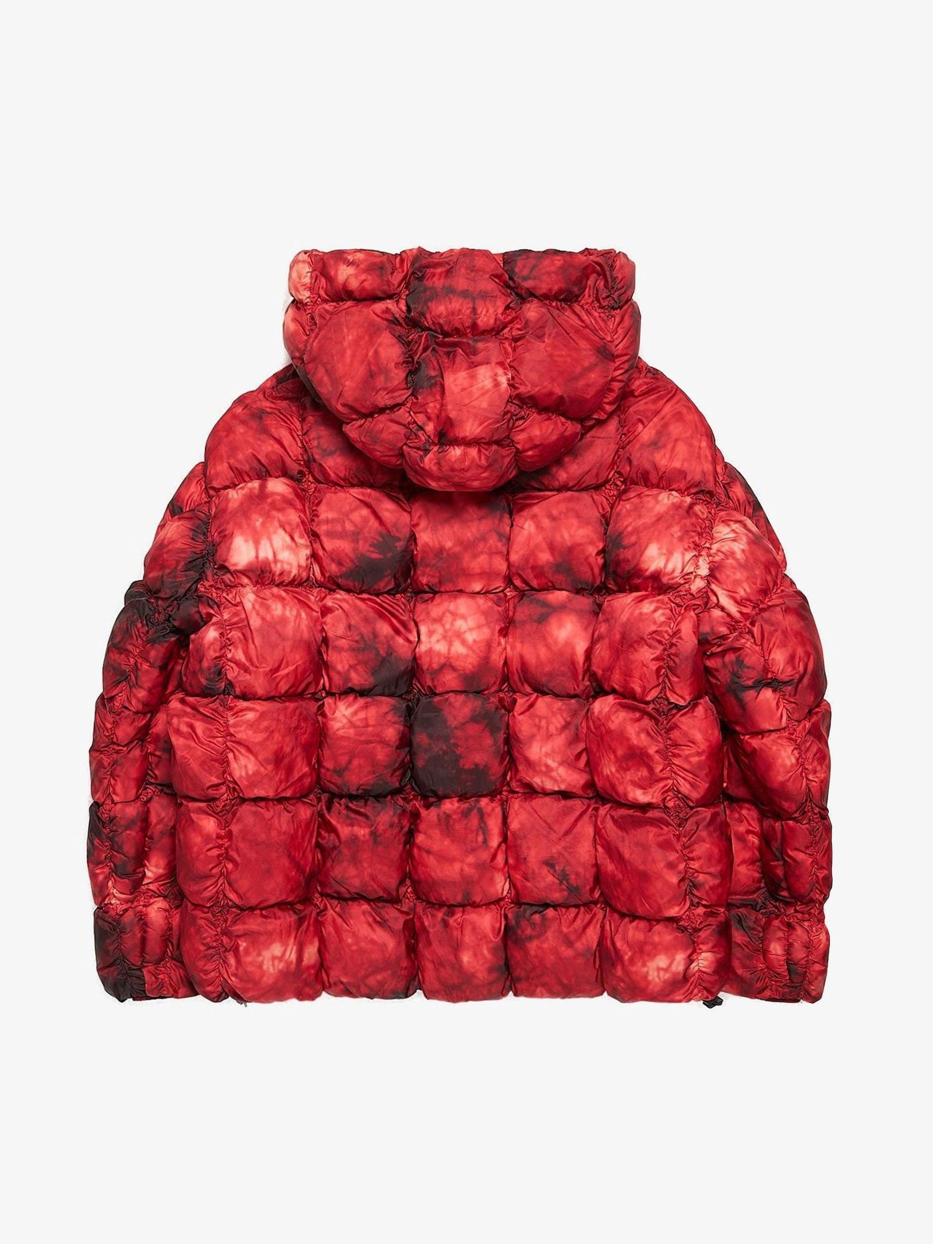 Diesel Red Black Padded Ripstop Puffer Polyester Jacket Size US L / EU 52-54 / 3 - 2 Thumbnail