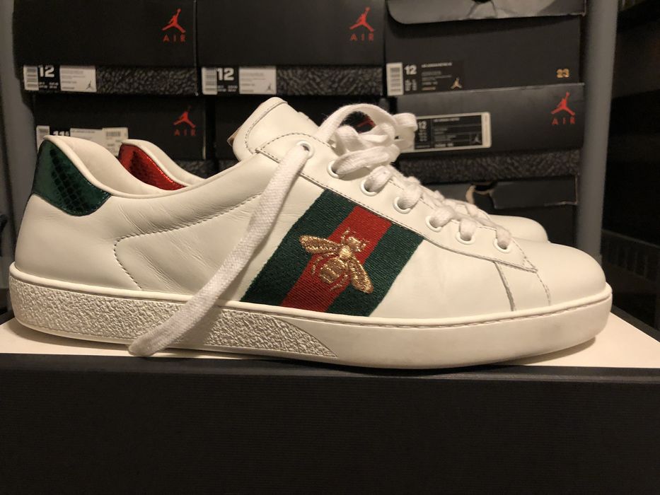 Gucci Authentic Gucci Ace bumble Bee low Top sneakers | Grailed