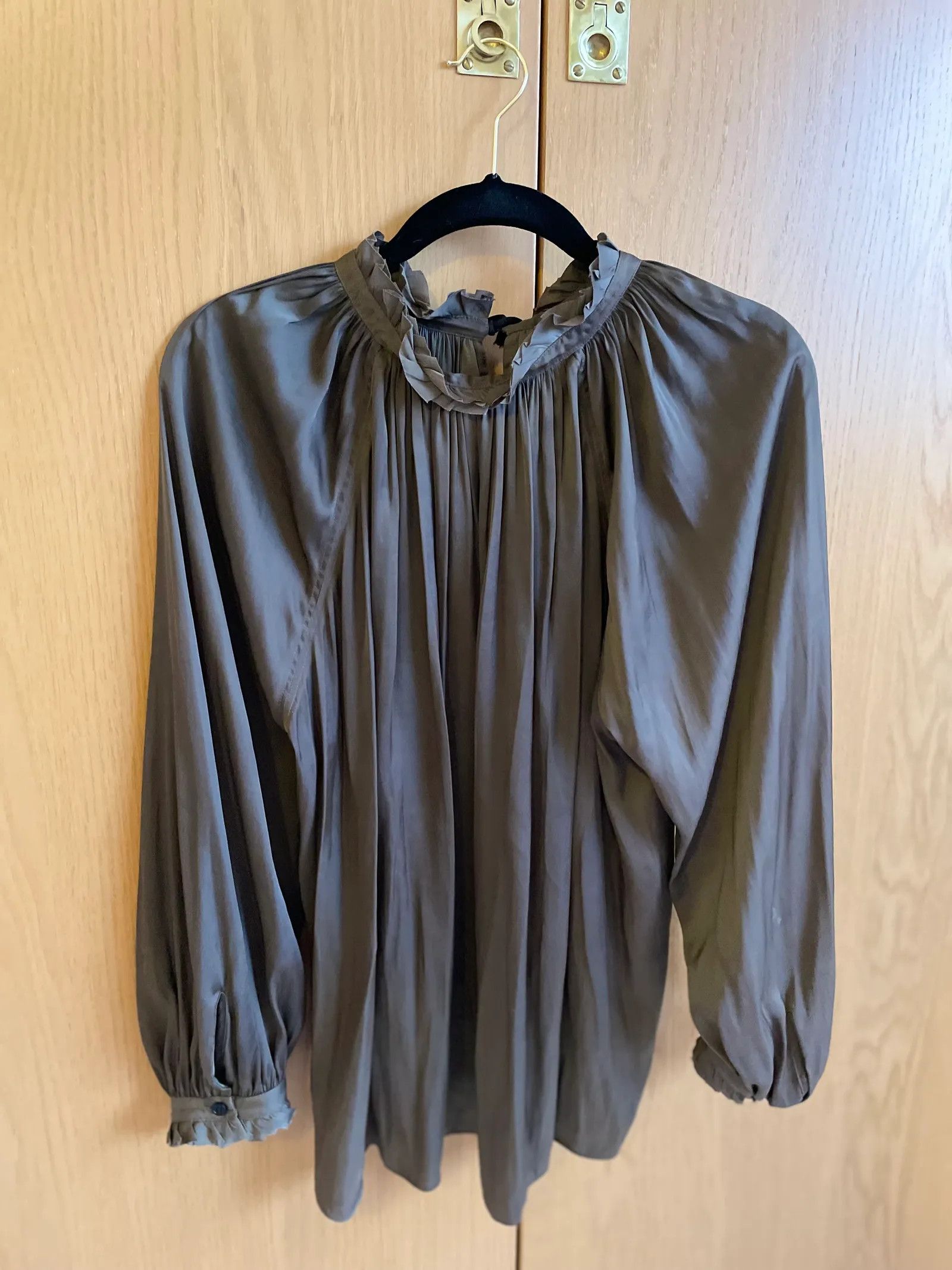 Zadig & Voltaire Zadig & Voltaire Theresa satin Blouse Size S / US 4 / IT 40 - 3 Thumbnail