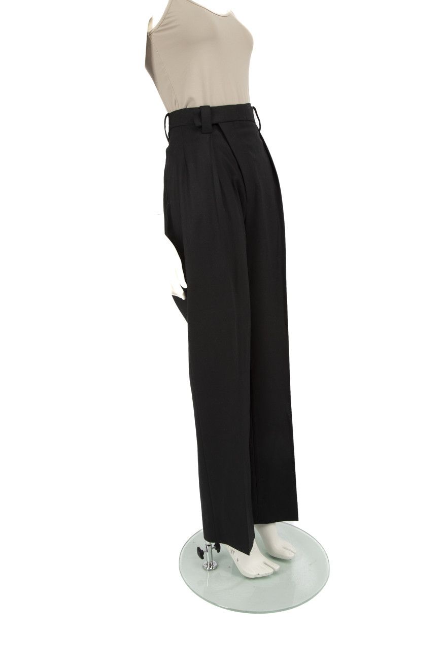 Victoria Beckham Black Straight Legged Trousers Size 28" / US 6 / IT 42 - 2 Thumbnail