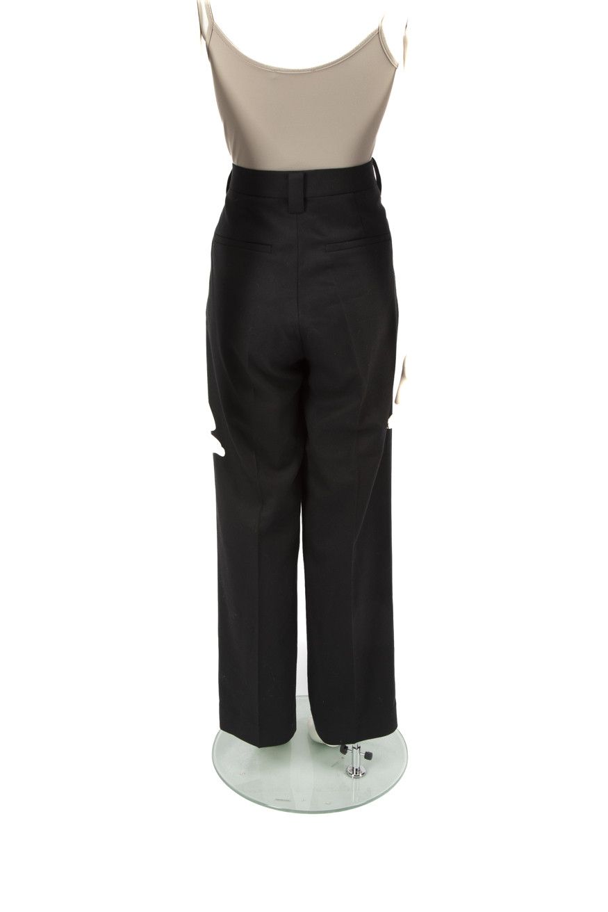 Victoria Beckham Black Straight Legged Trousers Size 28" / US 6 / IT 42 - 3 Thumbnail