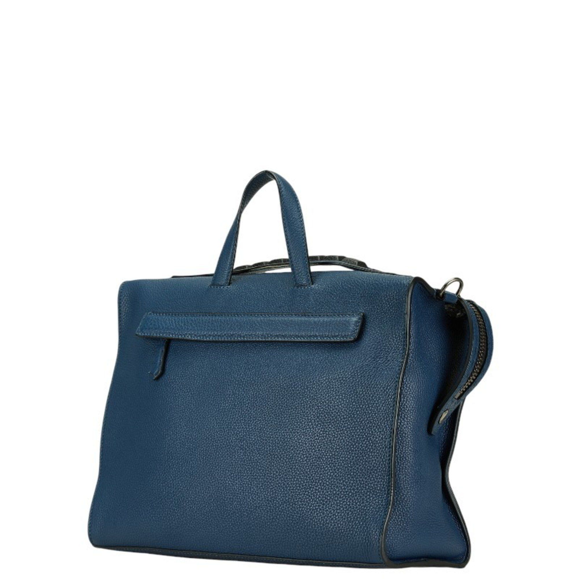 Fendi FENDI Bag Shoulder 7V00 Blue Leather Men's Size ONE SIZE - 2 Thumbnail