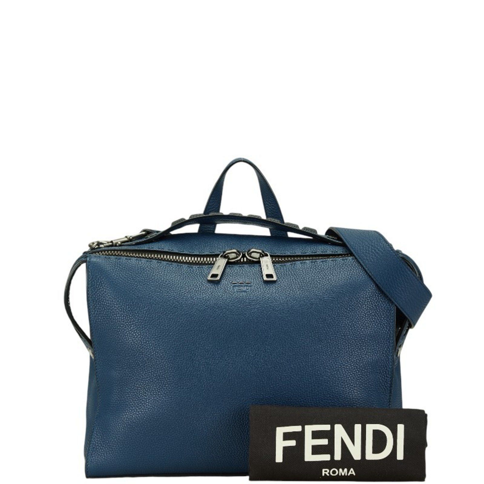 Fendi FENDI Bag Shoulder 7V00 Blue Leather Men's Size ONE SIZE - 8 Thumbnail