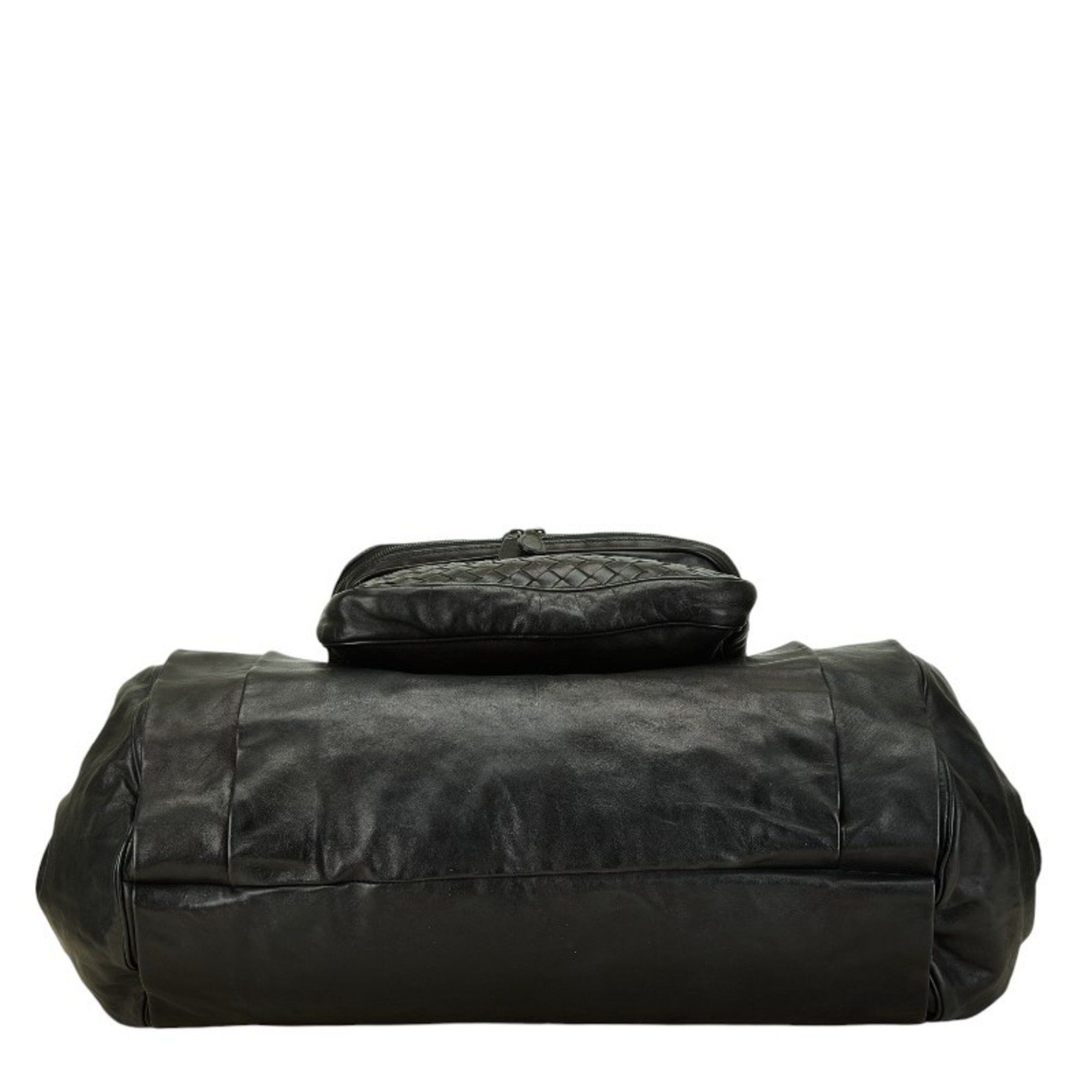 Bottega Veneta Bottega Veneta Intrecciato Shoulder Bag 248521 Black Leather Men's BOTTEGAVENETA Size ONE SIZE - 3 Thumbnail