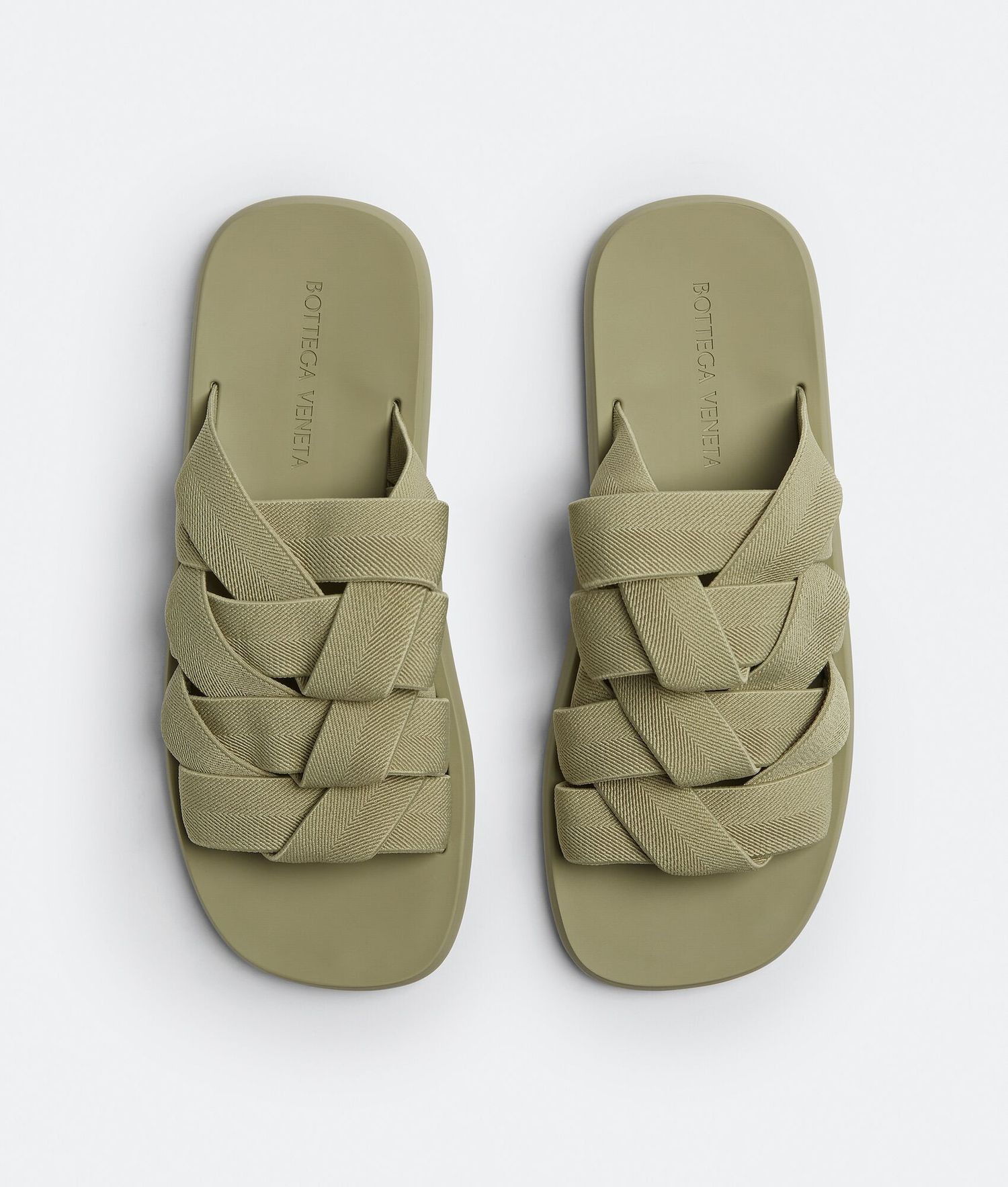 Bottega Veneta Bottega Veneta Plat Slide in khaki Size US 10 / EU 43 - 2 Thumbnail