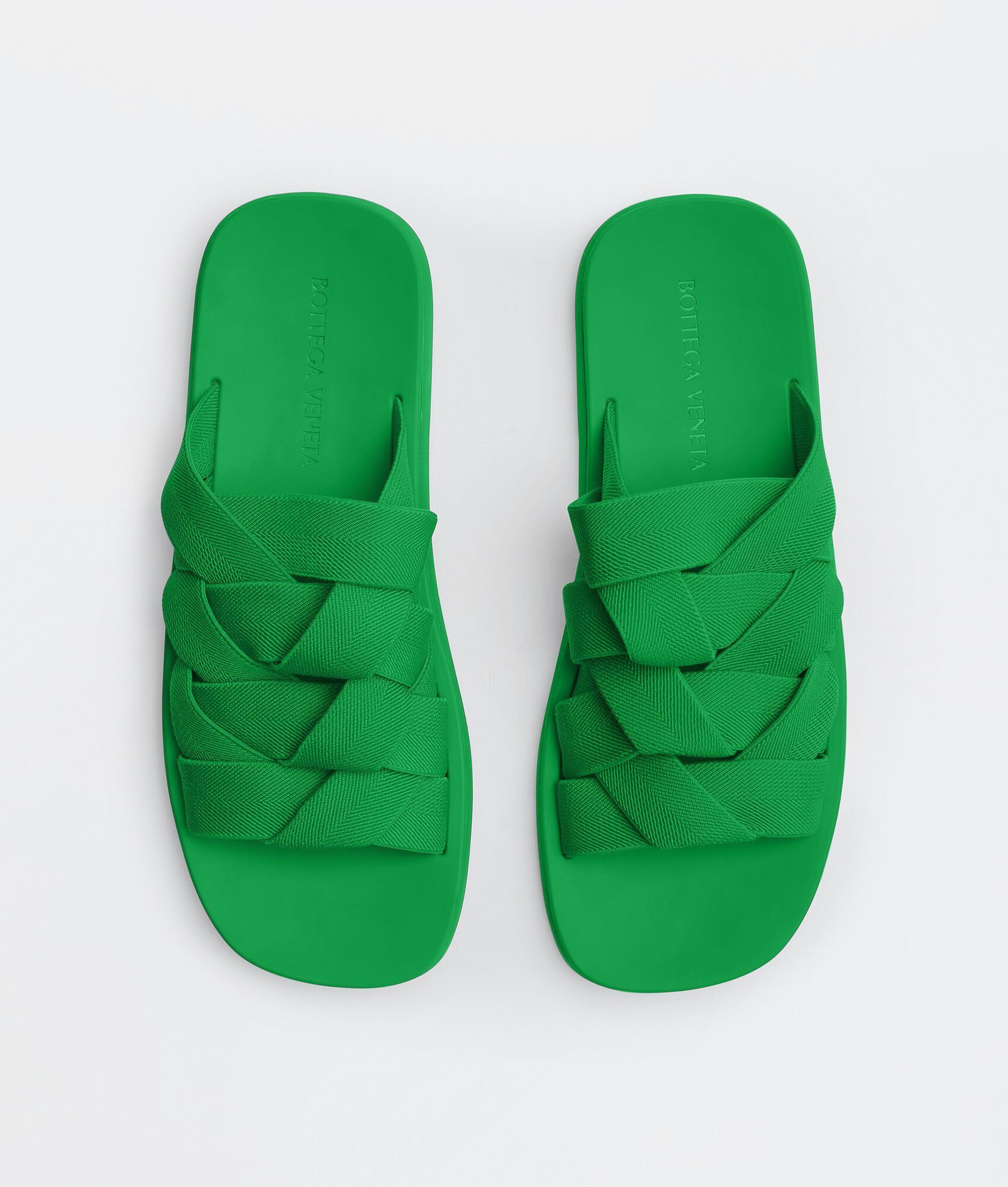 Bottega Veneta Bottega Veneta Plat Slide in green Size US 6 / EU 39 - 2 Thumbnail