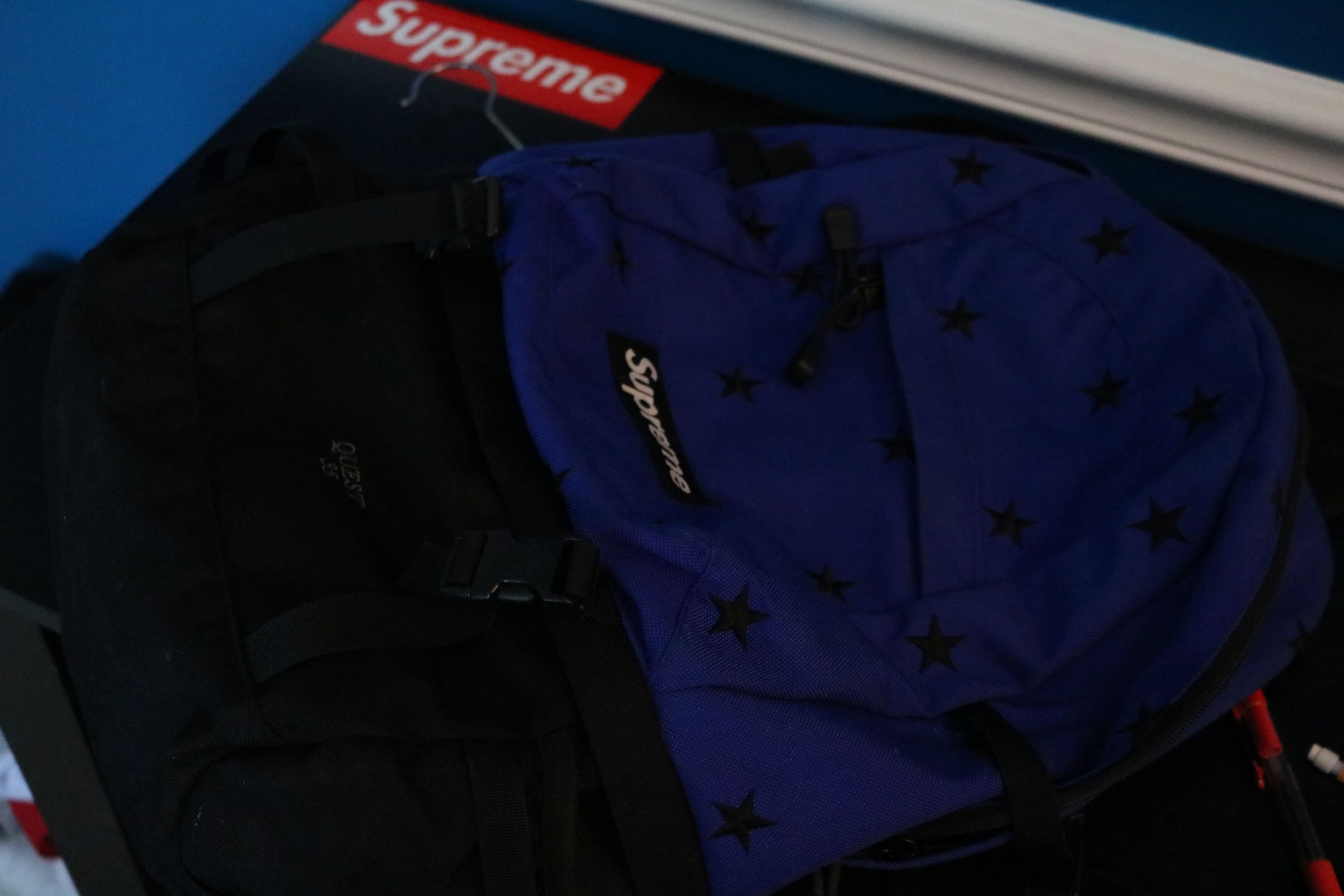 Supreme Backpack 13AW Stars Quest 35 Nylon Black Used | eBay