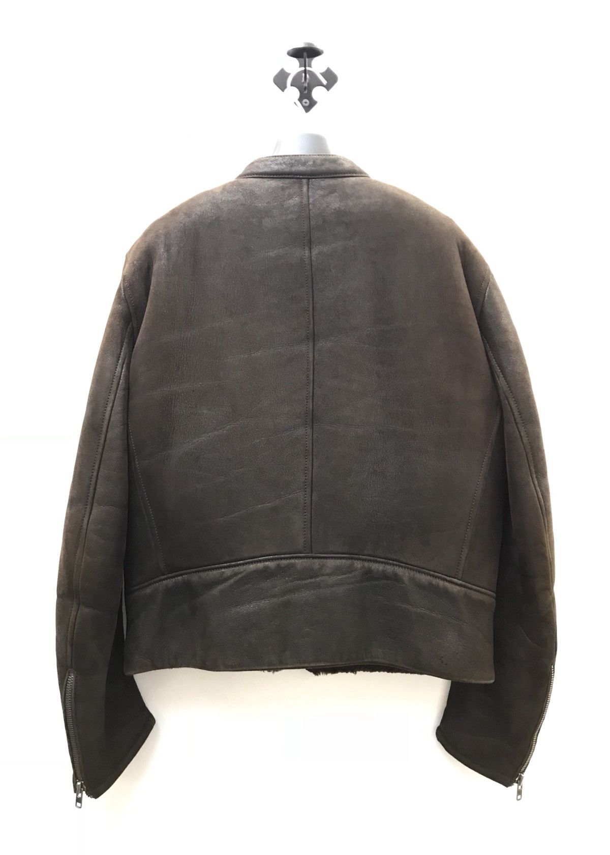 MM6 Maison Margiela Men's Shearling Jacket in Brown MM6