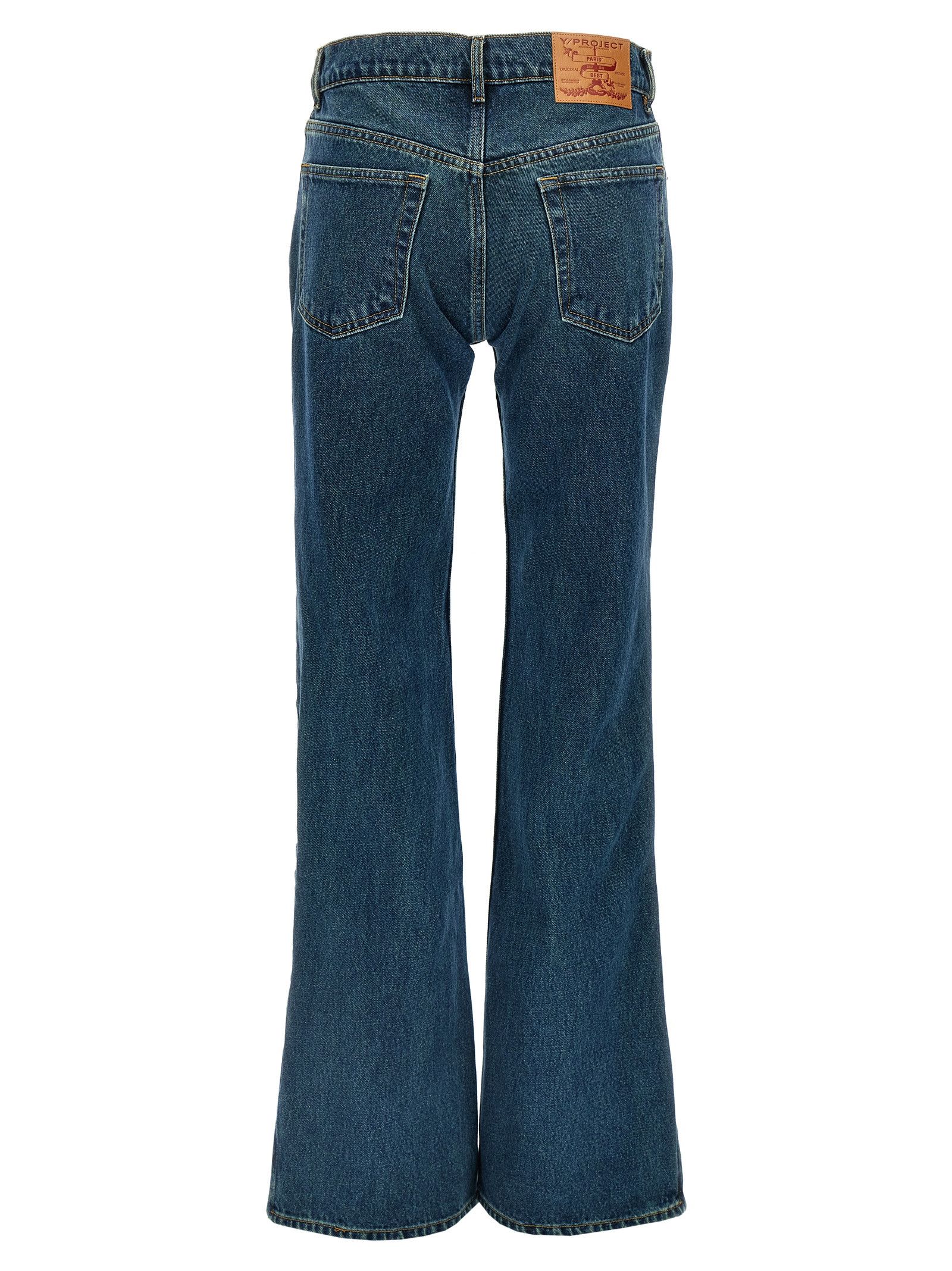 Y/Project 'Evergreen Hook And Eye' Jeans Size 25" / US 0 / IT 36 - 2 Thumbnail