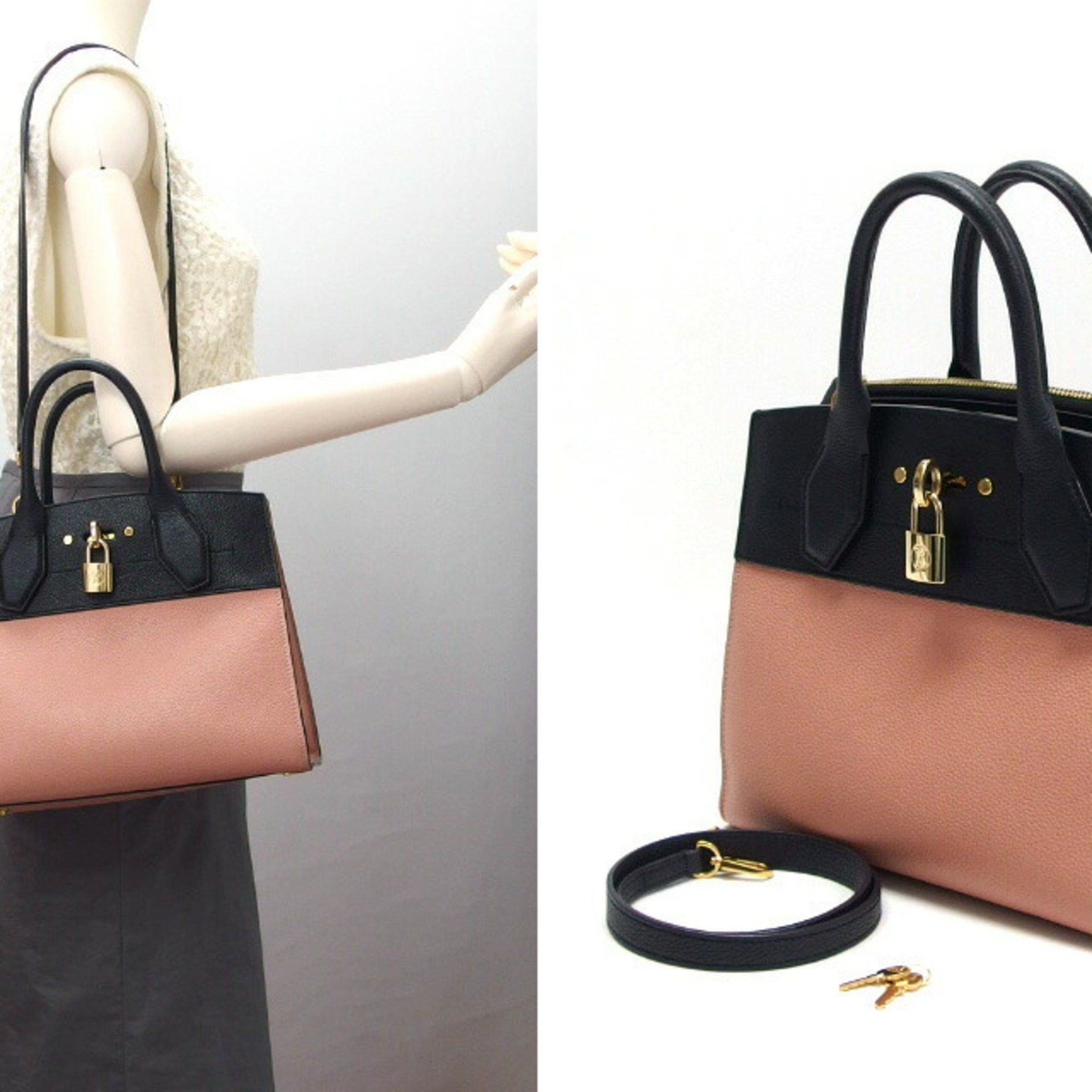 Louis Vuitton Louis Vuitton City Steamer PM handbag M51590 black pink Size ONE SIZE - 2 Thumbnail